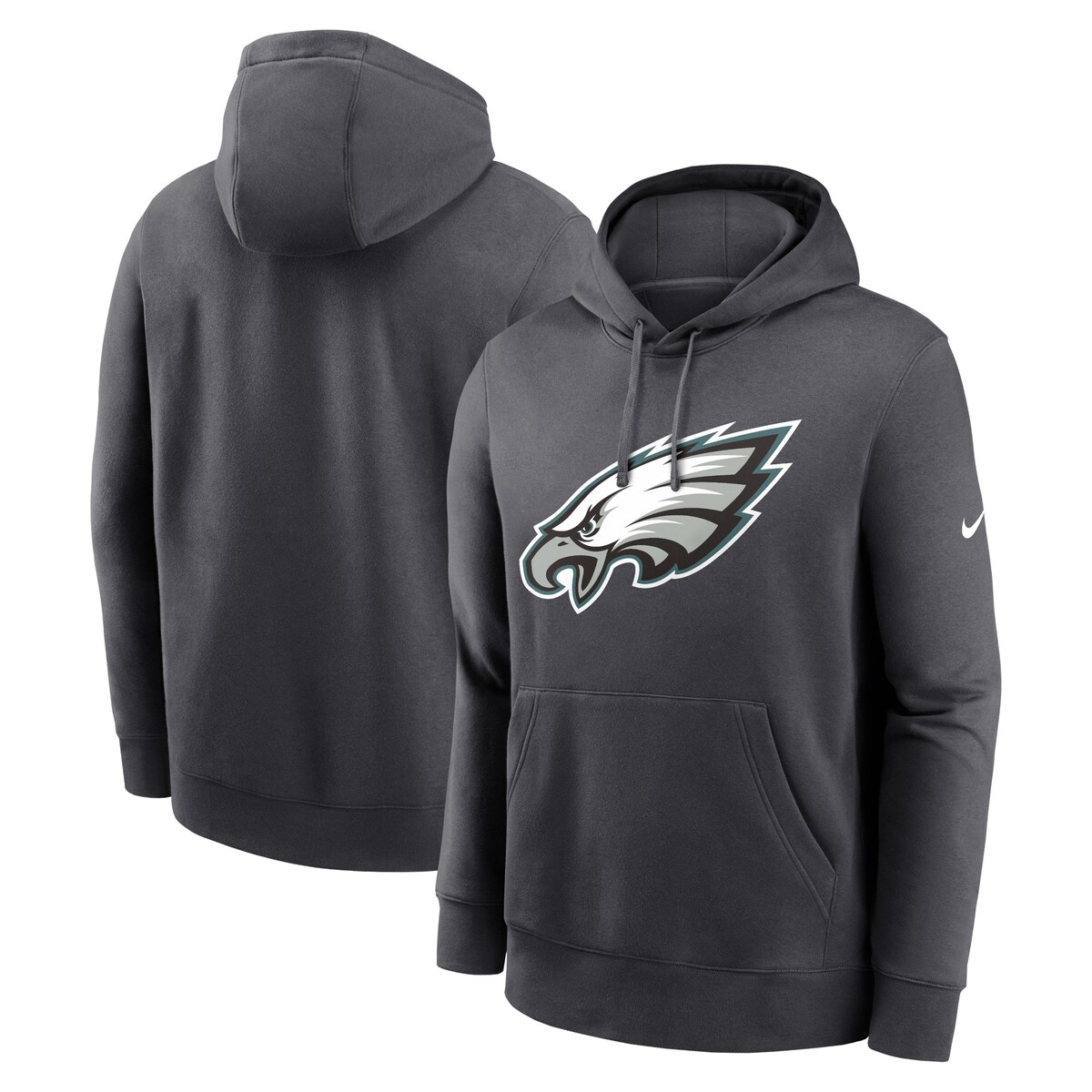 【公式グッズ】NFL イーグルス プルオーバー パーカー Nike/ナイキ メンズ アンスラサイト (24 Mens FAN GEAR Nike Club Logo POH)