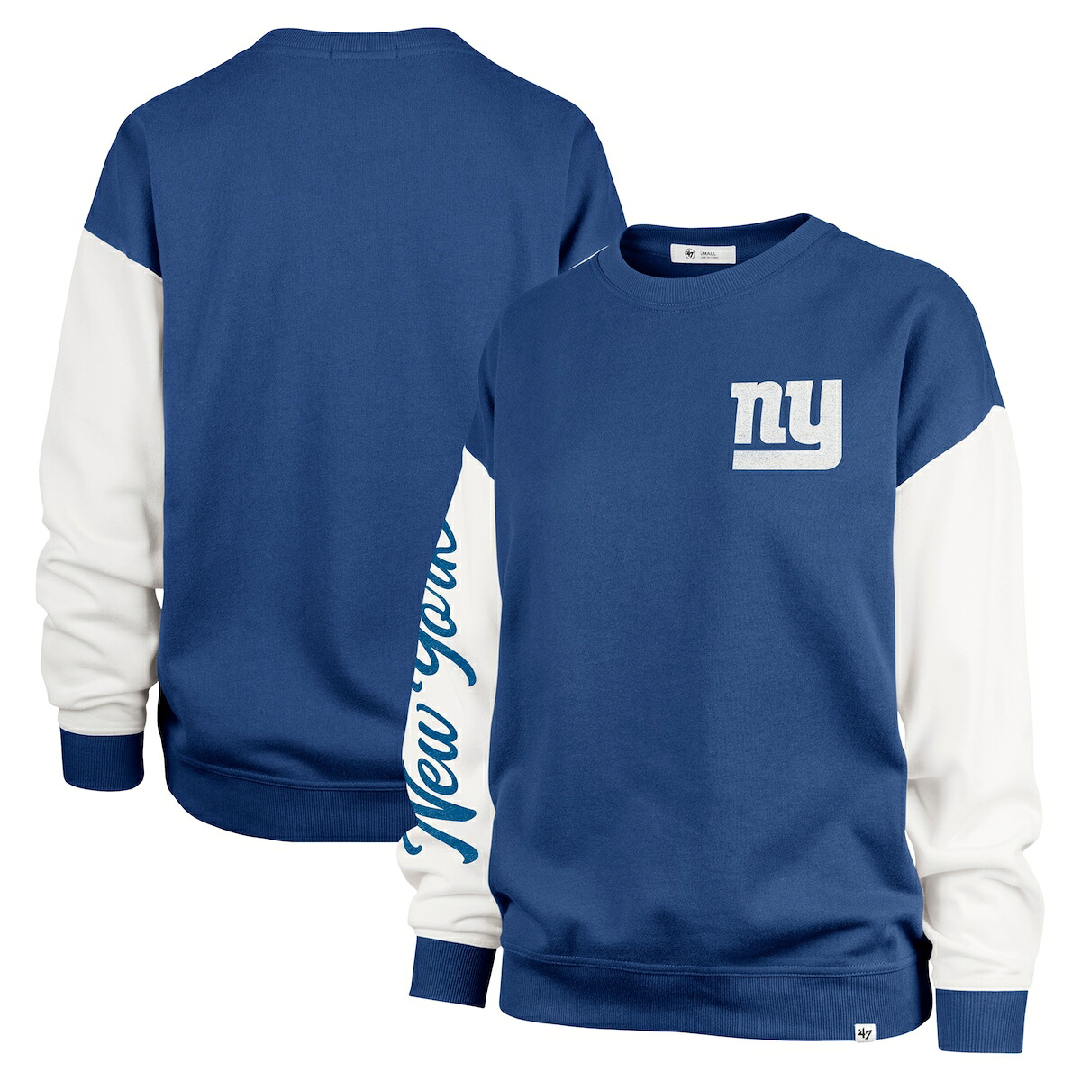 【公式グッズ】NFL ジャイアンツ トレーナー '47/フォーティーセブン/フォーティーセブン レディース ロイヤル (DOUBLE HEADER RISE ANDIE CRW W)