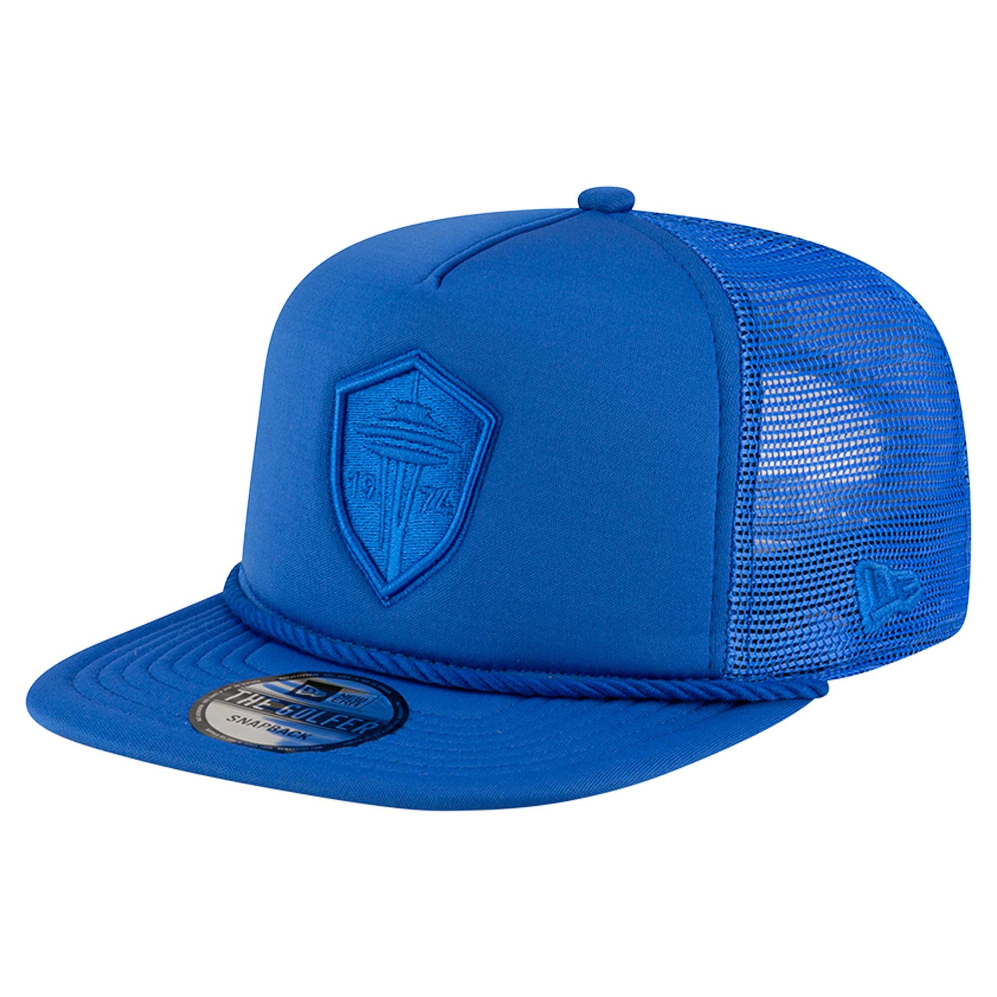 【公式グッズ】MLS サウンダーズFC アジャスタブル キャップ New Era/ニューエラ メンズ ブルー (NWE F24 Men's Tone Golfer Trucker)