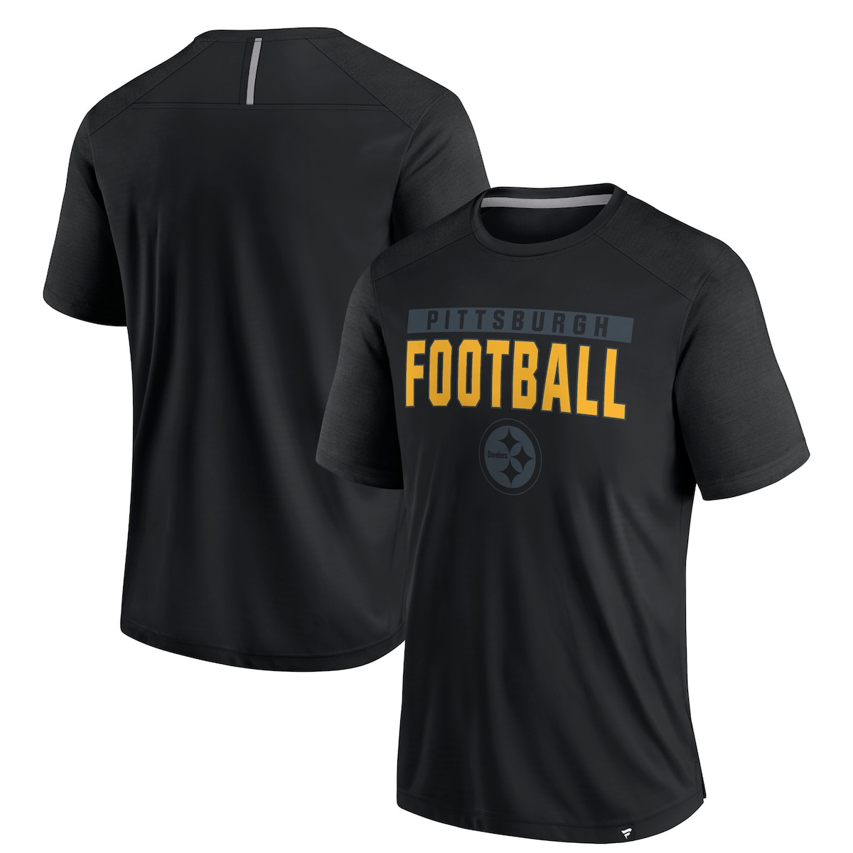 【公式グッズ】NFL スティーラーズ Tシャツ Fanatics/ファナティクス メンズ ブラック (24 MENS Fanatics Defender BLACKOUT SST)