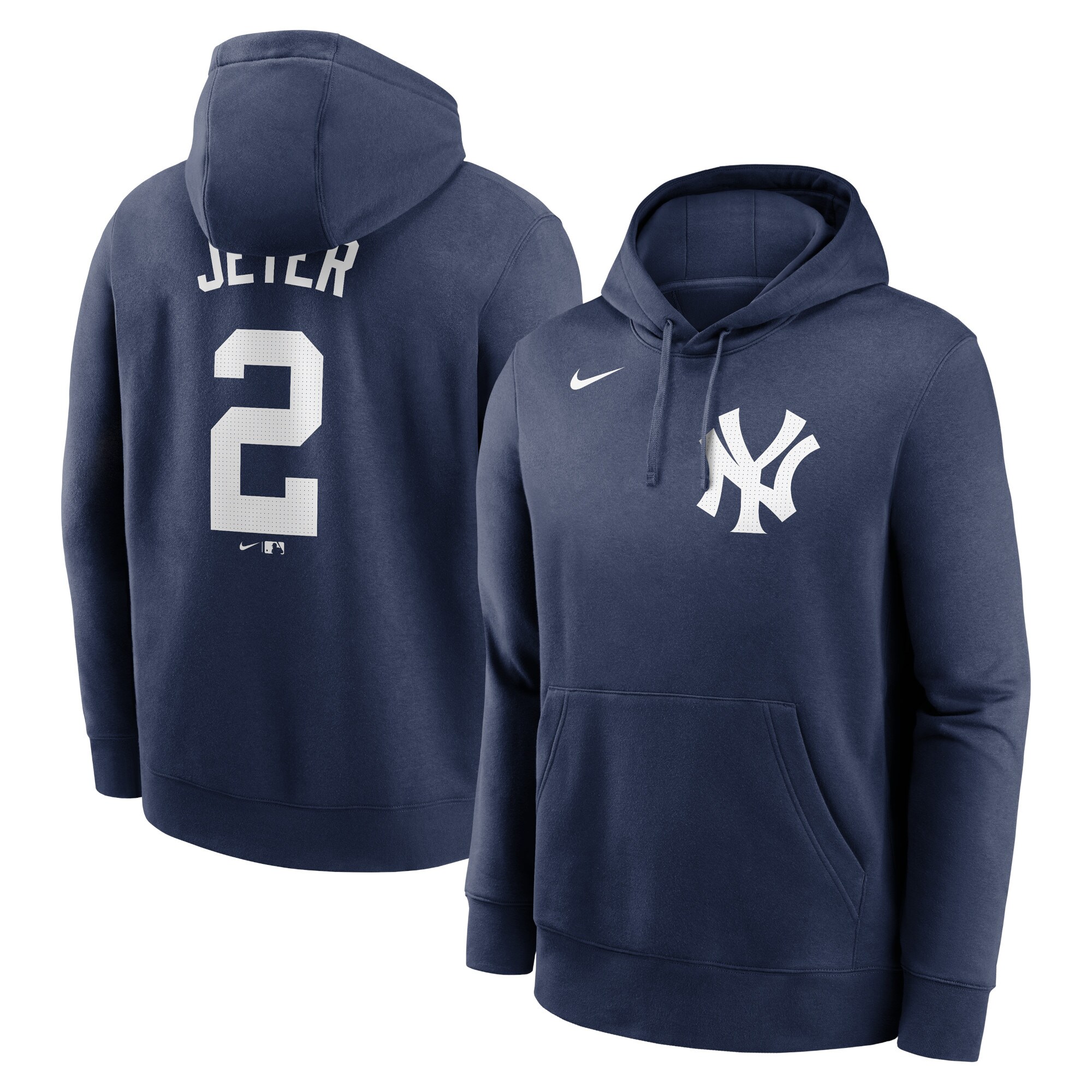 良品】ナイキ MLB TEAM NIKE NY ヤンキース フード パーカー パーカー