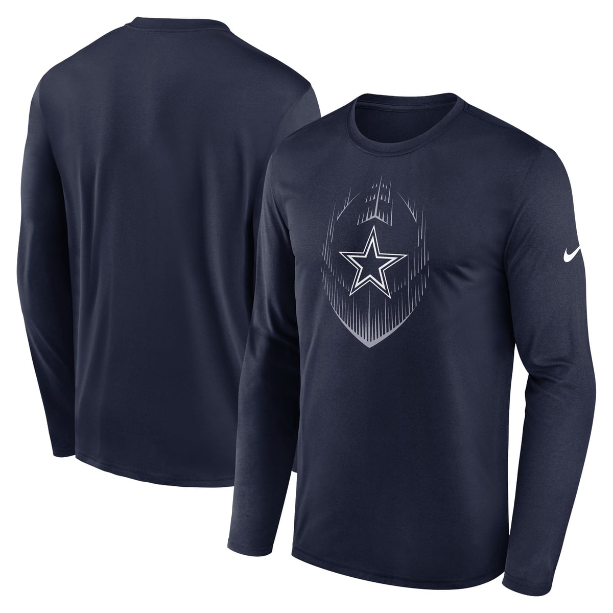 【公式グッズ】NFL カウボーイズ Tシャツ Nike/ナイキ メンズ ネイビー (24 Mens FAN GEAR Nike LEGEND ICON LST)