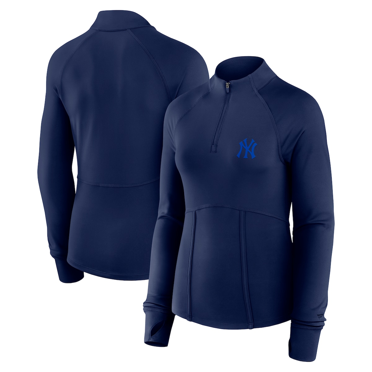 【公式グッズ】MLB ヤンキース プルオーバー Fanatics/ファナティクス レディース ネイビー (Elements Womens Signature Triblend LS)