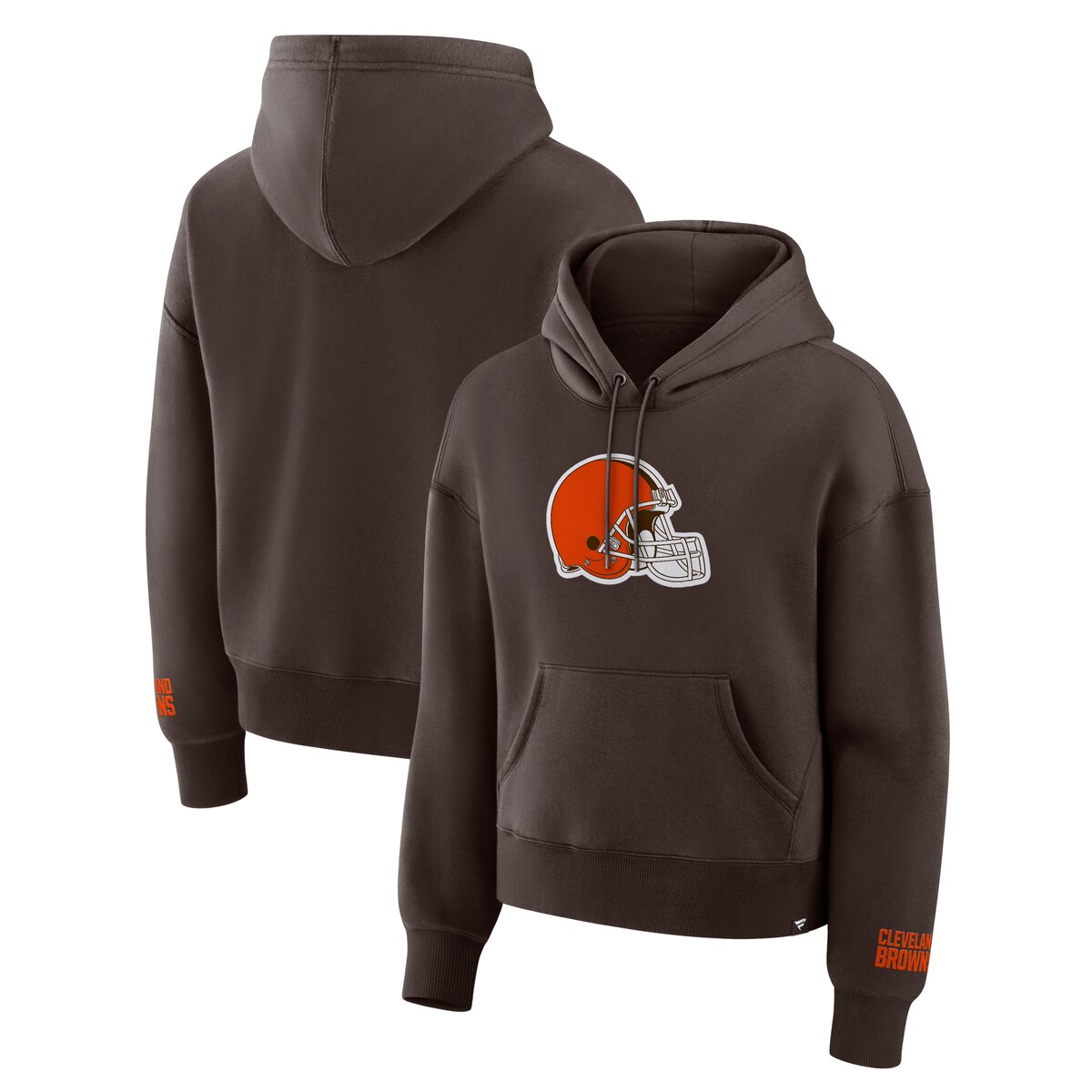 【公式グッズ】NFL ブラウンズ フリース パーカー Fanatics/ファナティクス レディース ブラウン (Fanatics Zone Blitz Legacy Cotton Fleece POH)｜Fanatics公式ストア 店