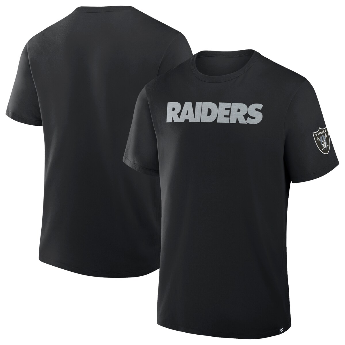 【公式グッズ】NFL レイダース Tシャツ Fanatics/ファナティクス メンズ ブラック (Fanatics Option Route Legacy Cotton SST)｜Fanatics公式ストア 店