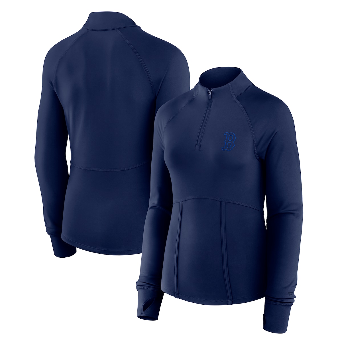 【公式グッズ】MLB レッドソックス プルオーバー Fanatics/ファナティクス レディース ネイビー (Elements Womens Signature Triblend LS)