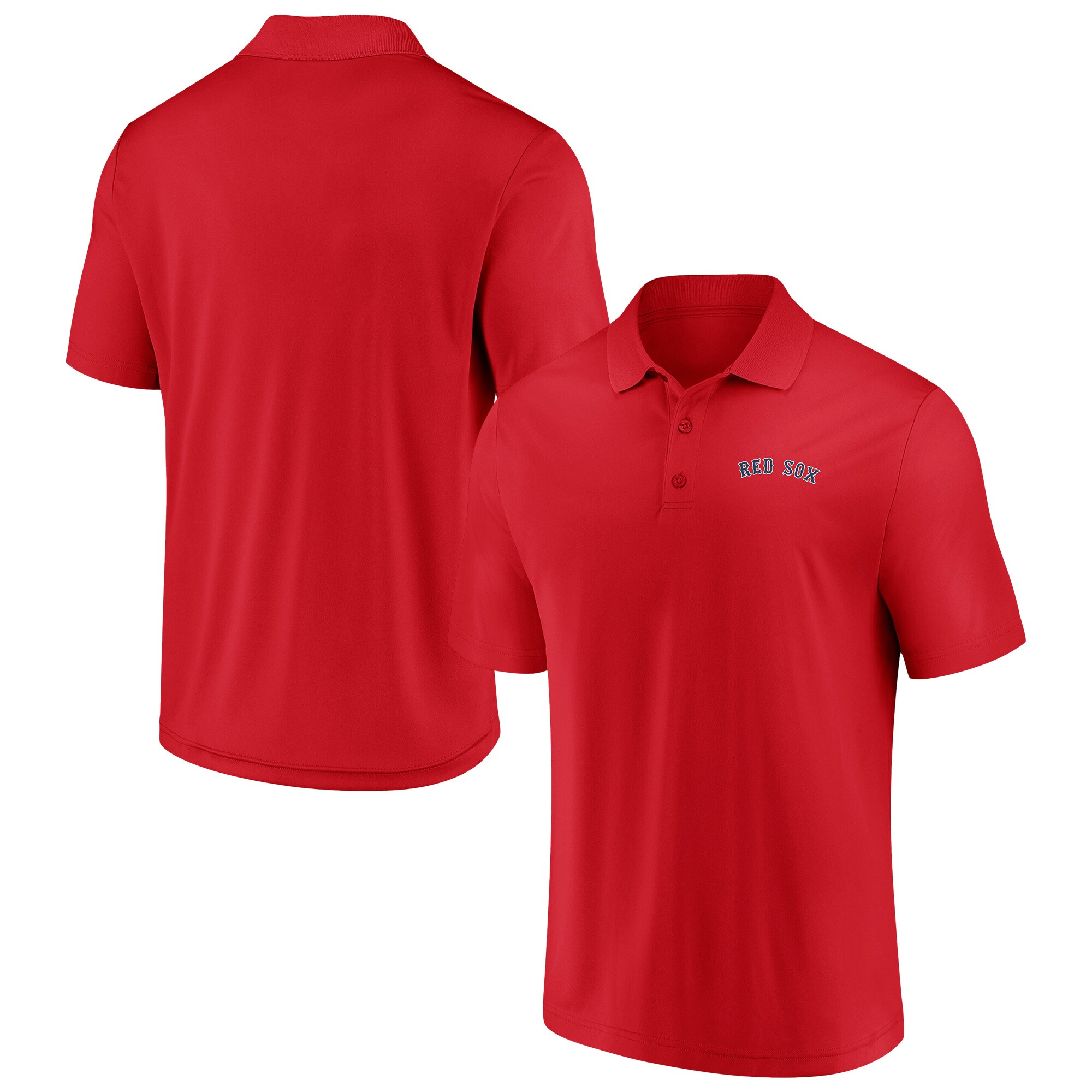 【公式グッズ】MLB レッドソックス ポロシャツ Fanatics/ファナティクス メンズ レッド (MEN'S FANATICS BRANDED SHORT SLEEVE POLY COMPONENT POLO 40L)