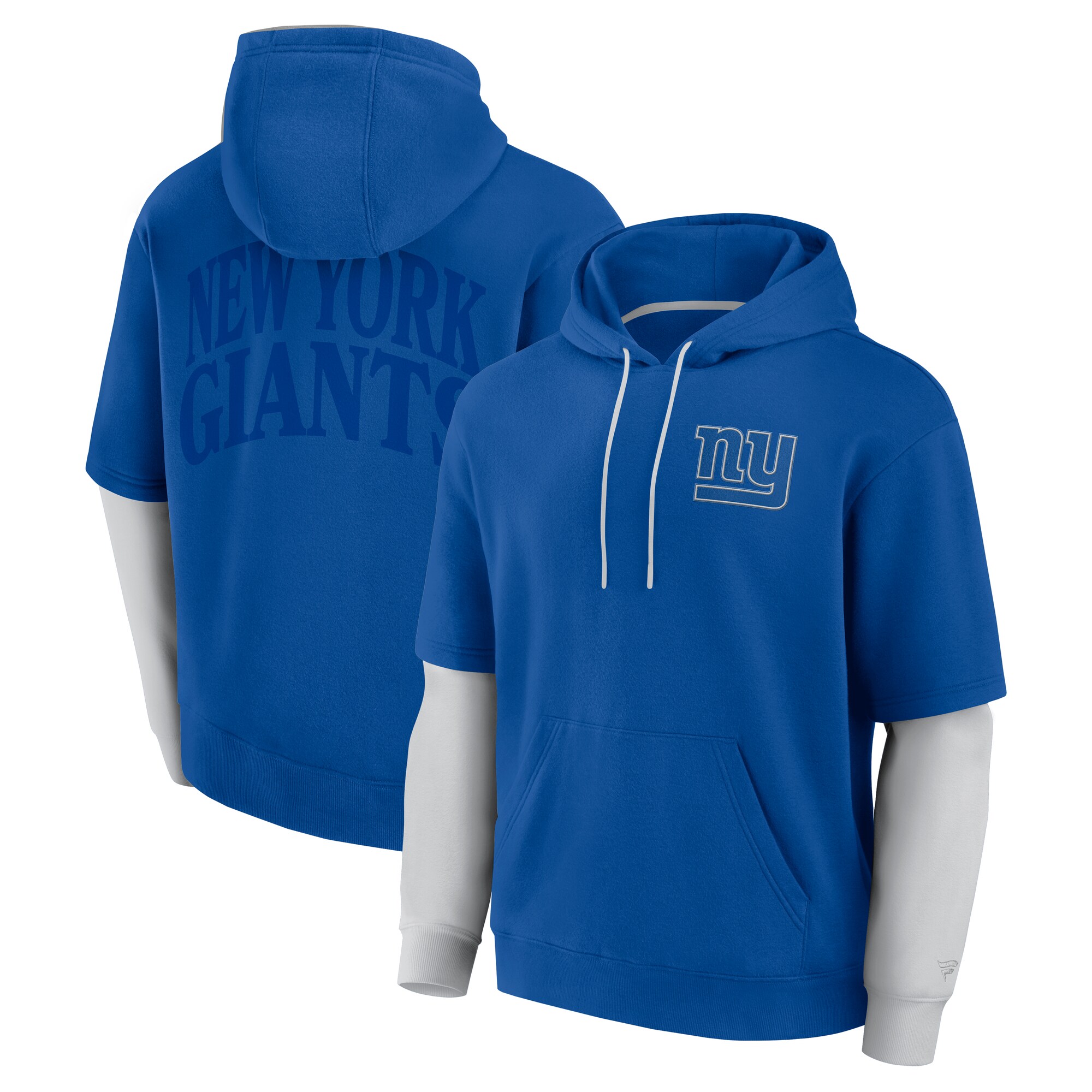 【公式グッズ】NFL ジャイアンツ プルオーバー パーカー Fanatics/ファナティクス ロイヤル (24 MENS Elements Signature Cotton POH)