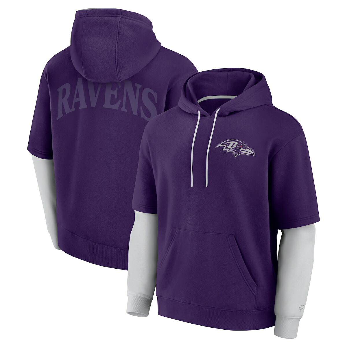 【公式グッズ】NFL レイブンズ プルオーバー パーカー Fanatics/ファナティクス パープル (24 MENS Elements Signature Cotton POH)｜Fanatics公式ストア 店