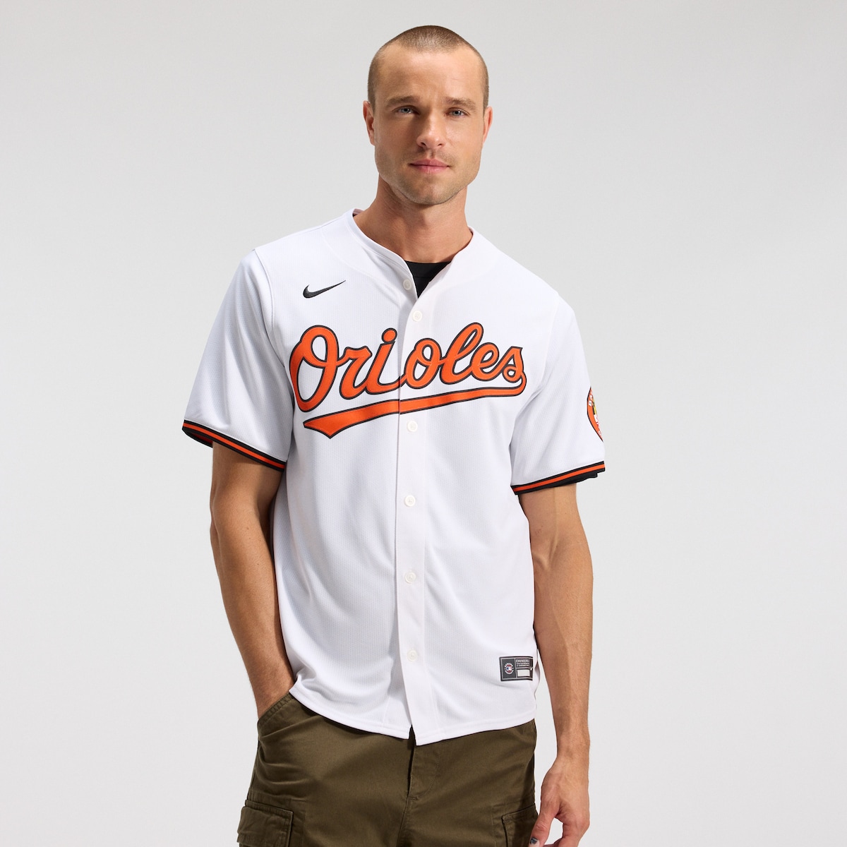 【公式グッズ】MLB オリオールズ ホーム ユニフォーム （レプリカ） Nike/ナイキ メンズ ホワイト (SP25 Nike Mens Limited Blank Jersey)
