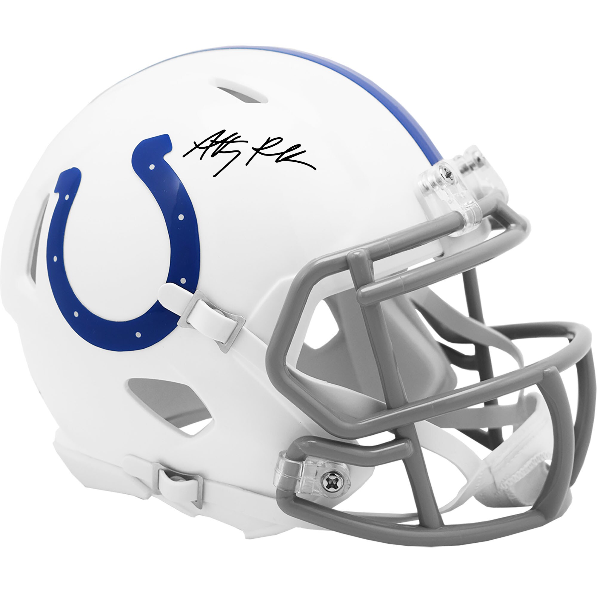【公式シリアル番号付】NFL コルツ アンソニー・リチャードソン 直筆サイン ミニヘルメット Fanatics Authentic/ファナティクスオーセンティック (AUT NFL MINI HELMET COLOR SWATCH)｜Fanatics公式ストア 店