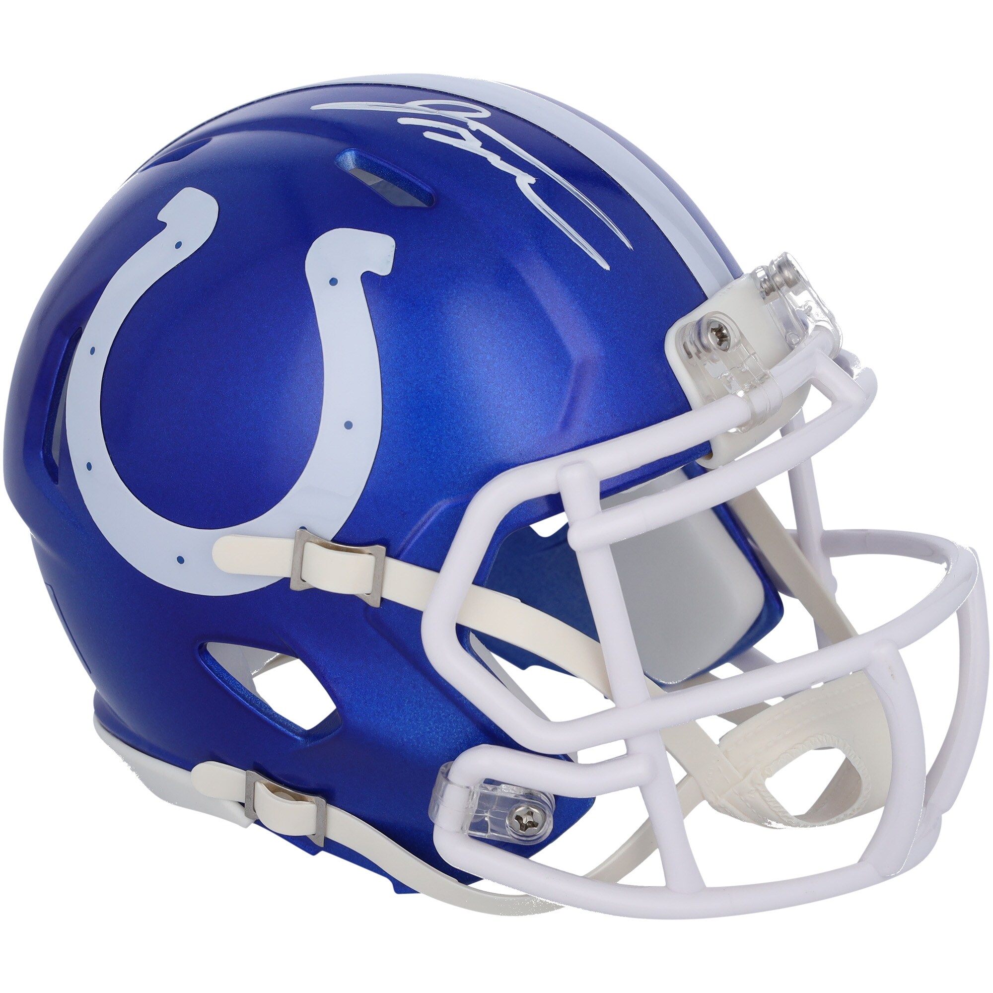【公式シリアル番号付】NFL コルツ ジョナサン・テイラー 直筆サイン ミニヘルメット Fanatics Authentic/ファナティクスオーセンティック (AUT NFL MINI HELMET COLOR SWATCH)｜Fanatics公式ストア 店