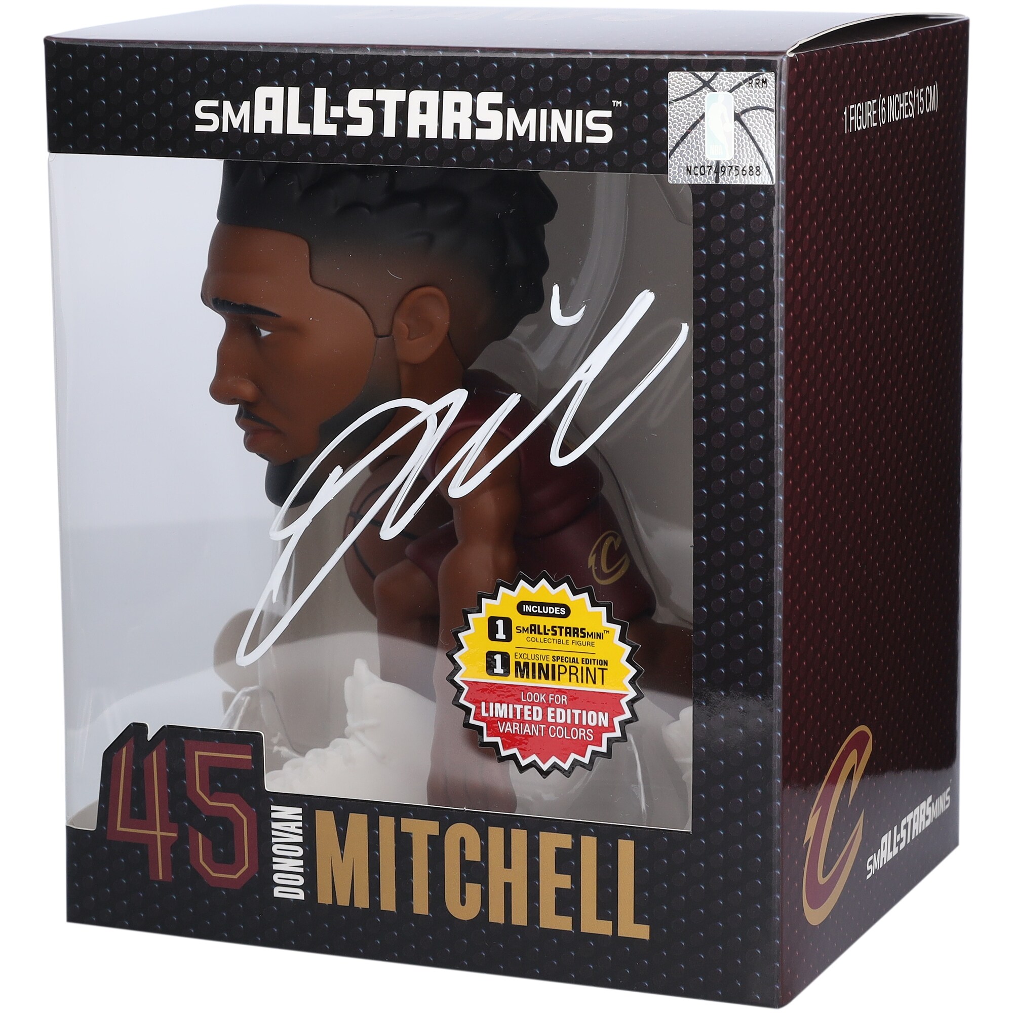 【公式シリアル番号付】NBA キャバリアーズ ドノバン・ミッチェル 直筆サイン フィギュア Fanatics Authentic/ファナティクスオーセンティック (AUT FIGURINE 45259)