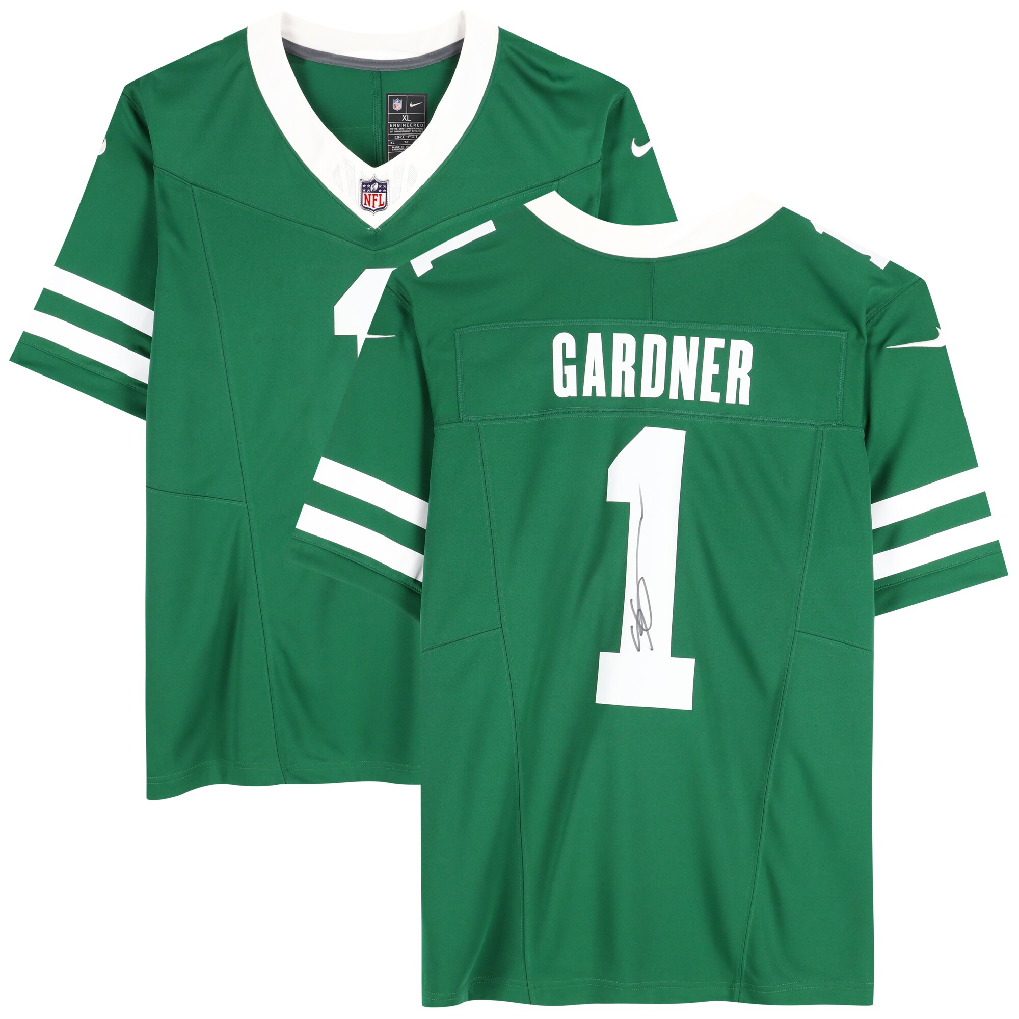 【公式シリアル番号付】NFL ジェッツ アフマド・ソース・ガードナー 直筆サイン ユニフォーム Fanatics Authentic/ファナティクスオーセンティック グリーン (AUT FB JERSEY 45580) 37,537円