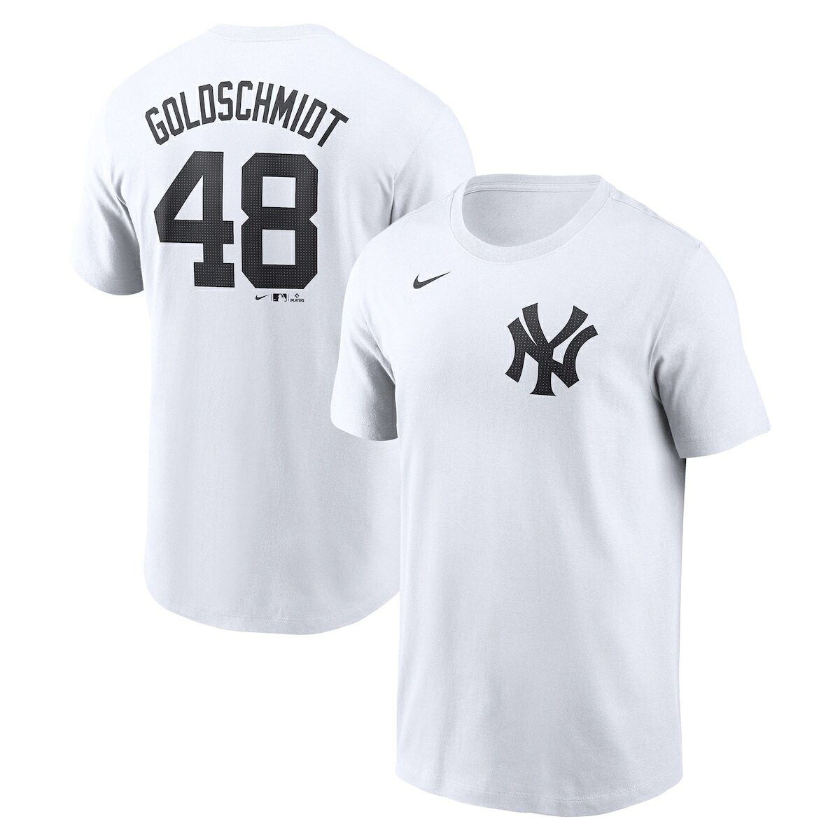 【公式グッズ】MLB ヤンキース ポール・ゴールドシュミット ネーム&ナンバー Tシャツ Nike/ナイキ メンズ ホワイト (2025 Men's Nike Fuse N&N Tee)｜Fanatics公式ストア 店