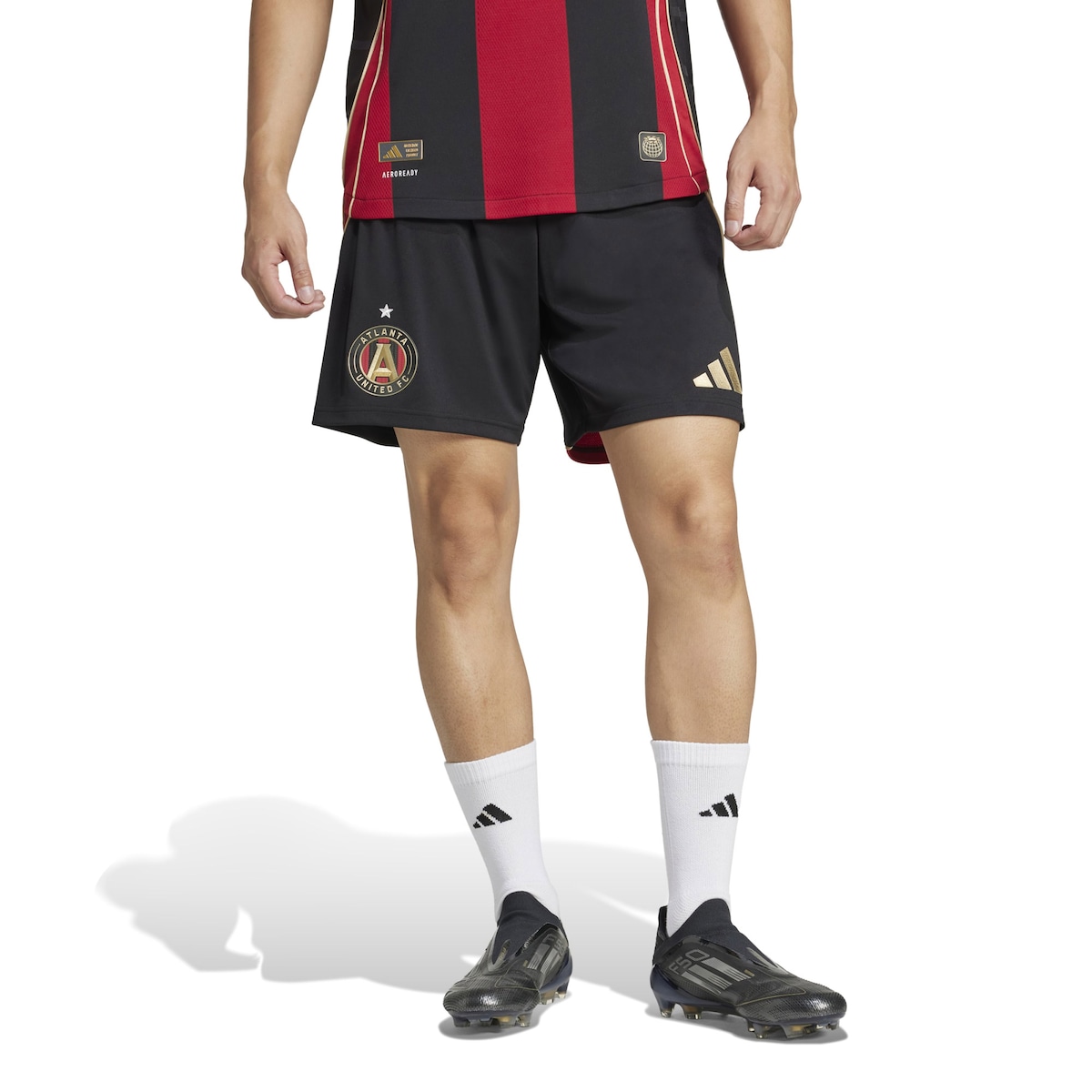 【公式グッズ】MLS アトランタ・ユナイテッドFC サッカー用 ショーツ Adidas/アディダス メンズ ブラック (ADI Men's 2025 Authentic Short)｜Fanatics公式ストア 店