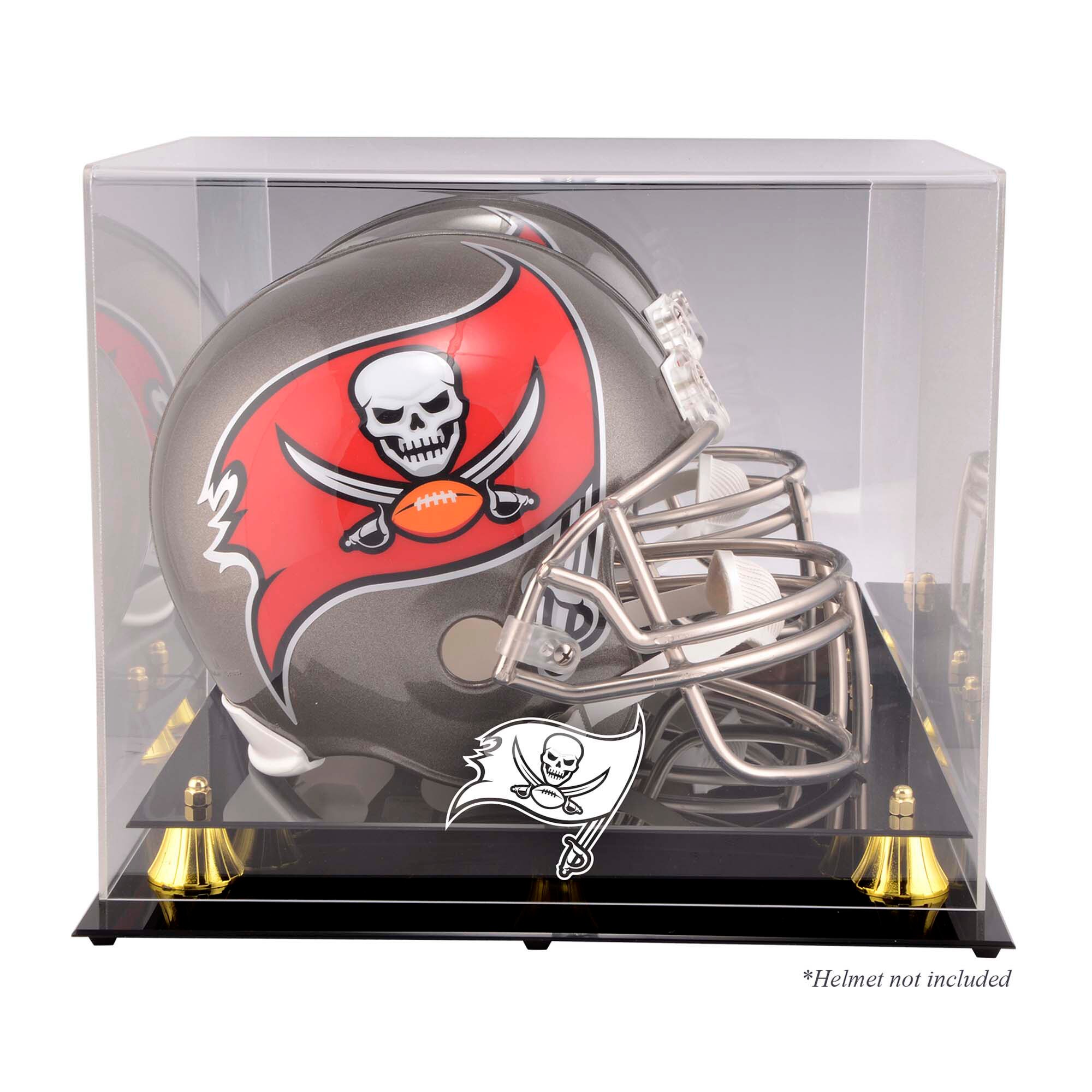 【公式グッズ】NFL バッカニアーズ ヘルメット ディスプレイケース Fanatics Authentic/ファナティクスオーセンティック (Golden Classic Helmet Display Case Mirror Back NFL)｜Fanatics公式ストア 店 19,461円