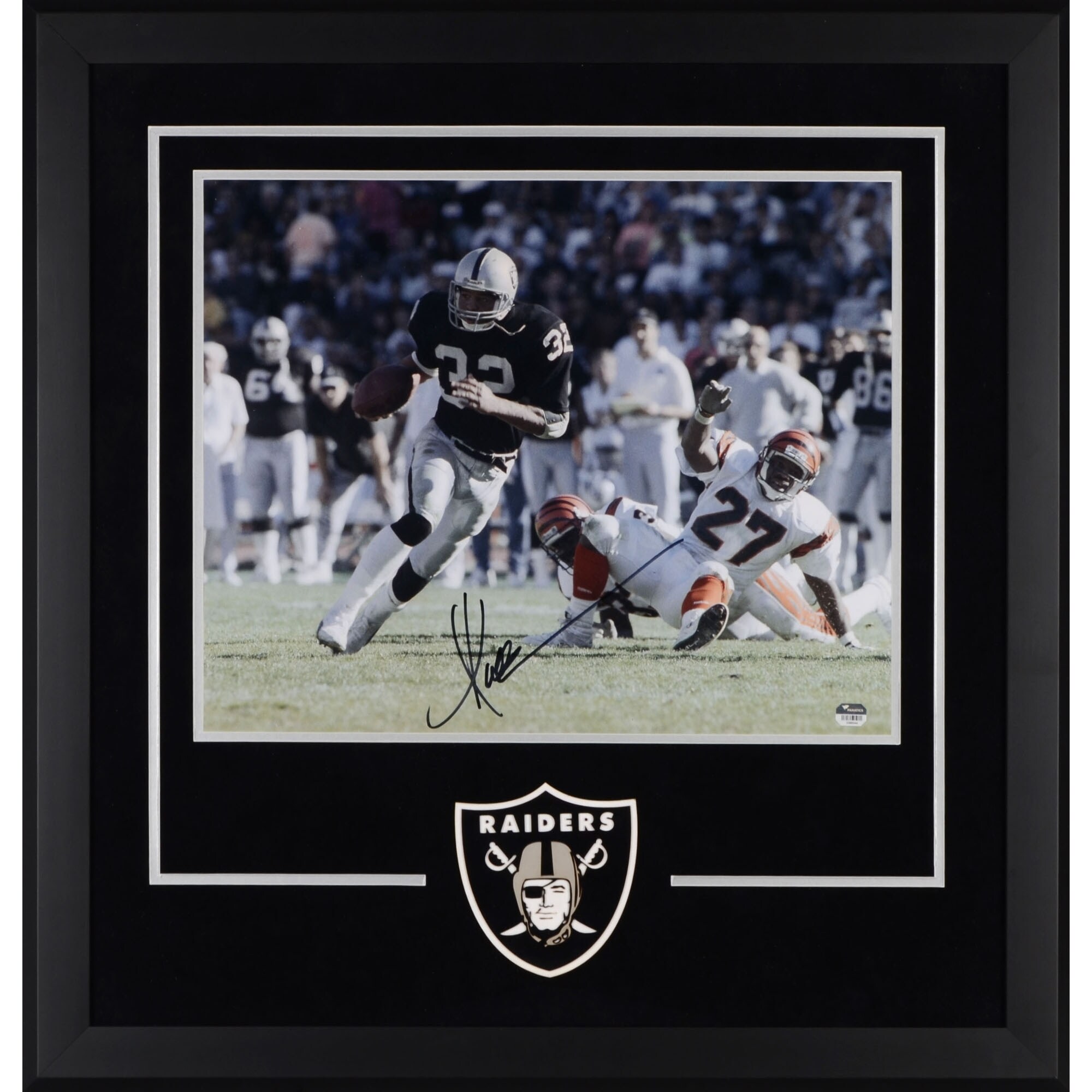 【公式シリアル番号付】NFL レイダース マーカス・アレン 直筆サイン フォト （16x20） Fanatics Authentic/ファナティクスオーセンティック (16x20 Aut Fr Photo NFL)