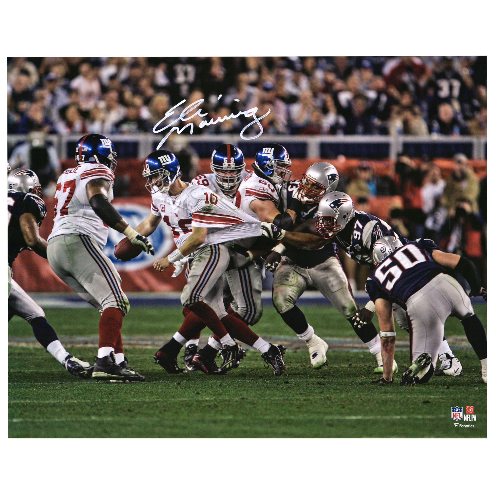 【公式シリアル番号付】NFL ジャイアンツ イーライ・マニング 直筆サイン フォト （16x20） Fanatics Authentic/ファナティクスオーセンティック (16FB090919)