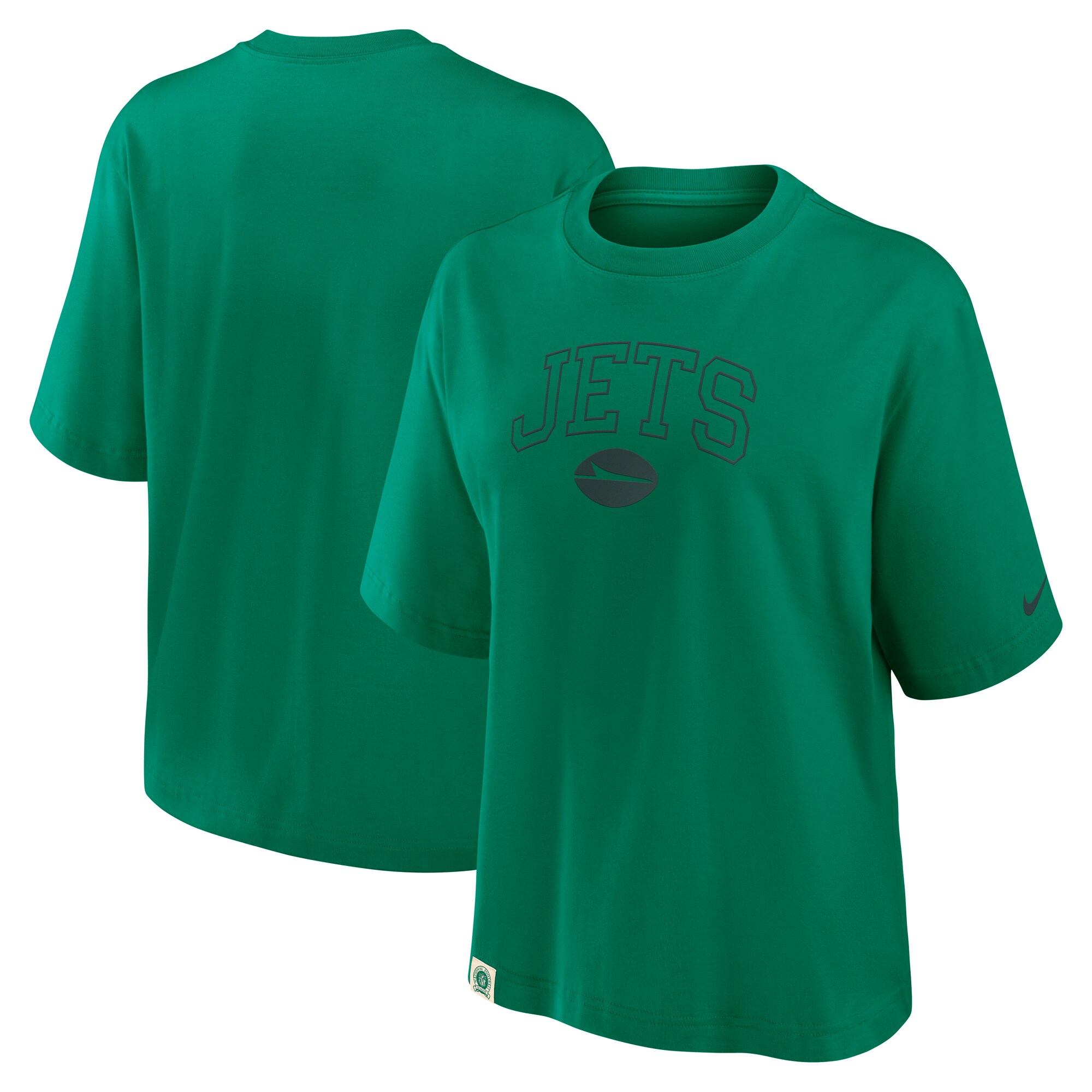 【公式グッズ】NFL ジェッツ Tシャツ Nike/ナイキ レディース グリーン (NFL Womens Arch Boxy SST)|Fanatics公式ストア 店