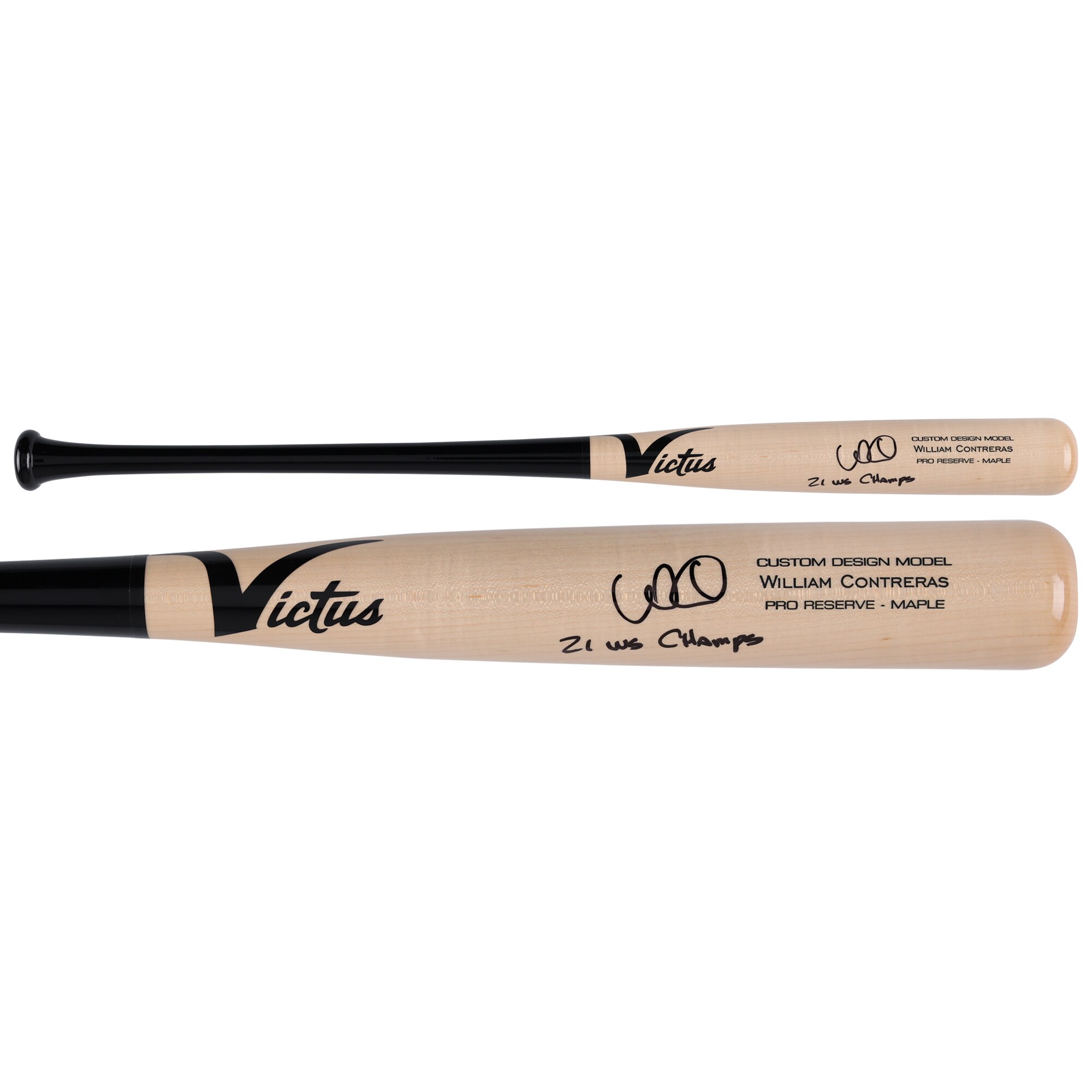 【MLB公式ホログラム付】MLB ブレーブス ウィリアム・コントレラス 直筆サイン バット Fanatics（ファナティクス） (AUT BAT 45715)