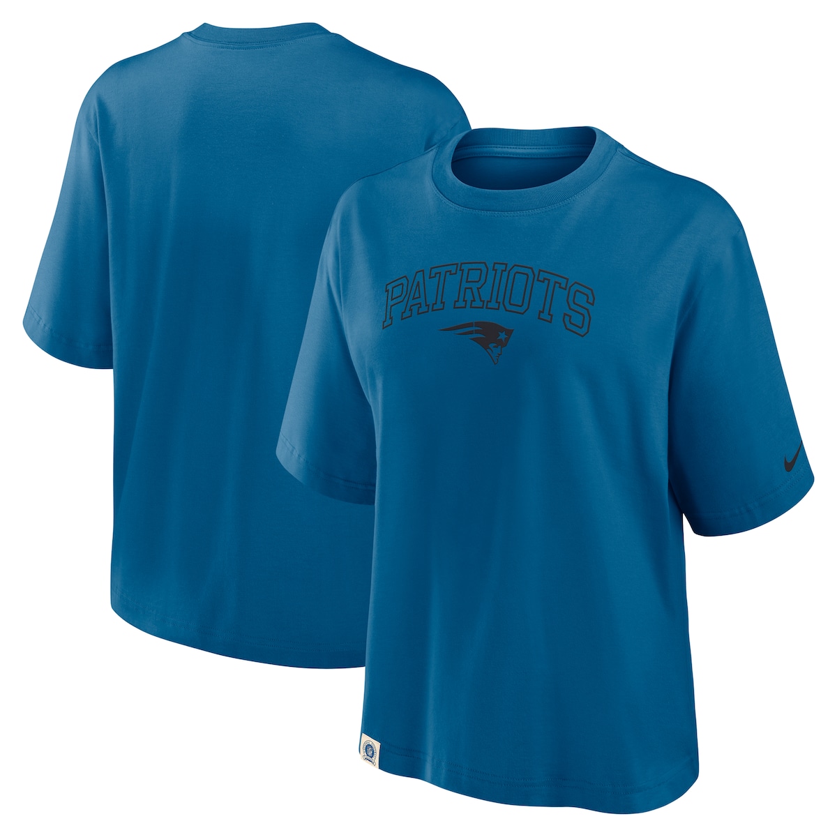 【公式グッズ】NFL ペイトリオッツ Tシャツ Nike/ナイキ レディース ブルー (NFL Womens Arch Boxy SST)|Fanatics公式ストア 店
