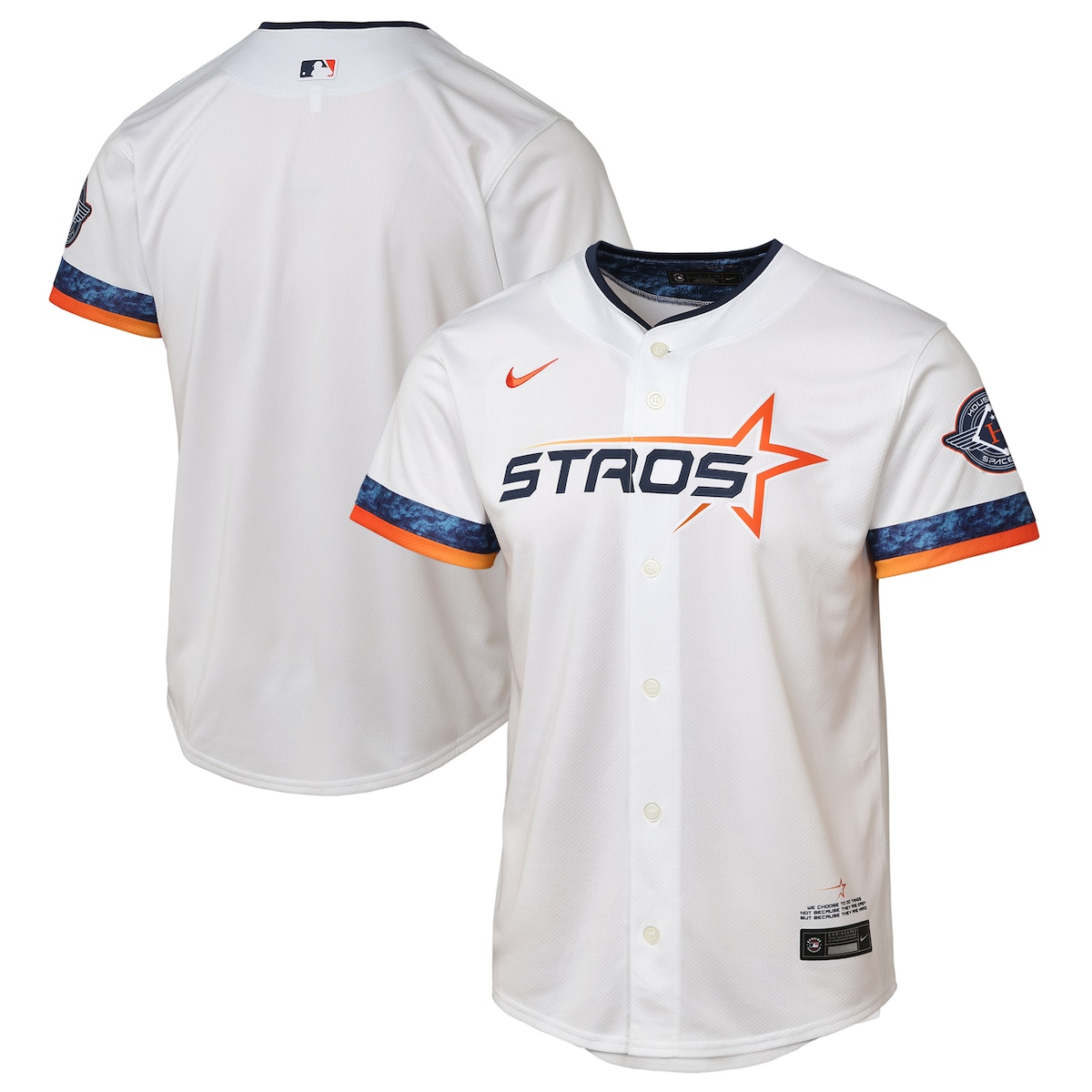 【公式グッズ】MLB アストロズ シティコネクト リミテッド ユニフォーム Nike/ナイキ キッズサイズ ホワイト (SP25 Youth Limited City Connect Blank Jersey)|Fanatics公式ストア 店