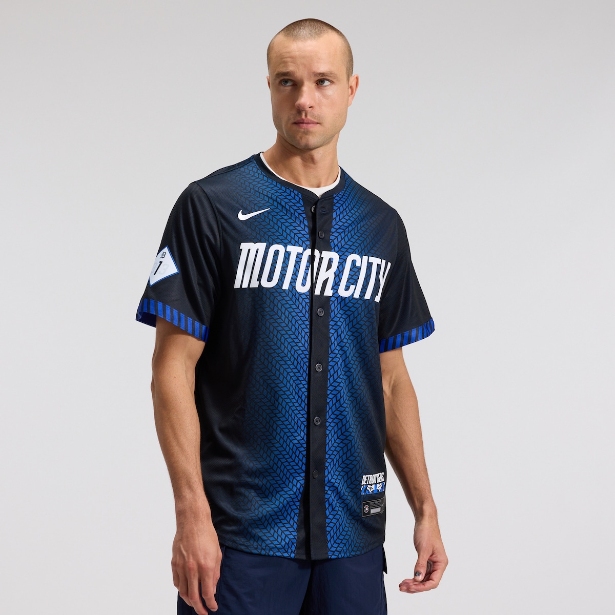 【公式グッズ】MLB タイガース シティコネクト リミテッド ユニフォーム Nike/ナイキ メンズ ブルー (SP25 Nike Mens Limited Carryover City Connect Blank Jersey)