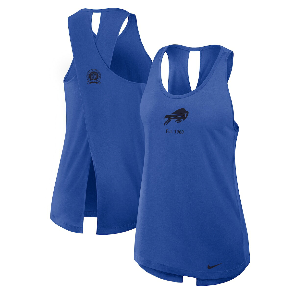【公式グッズ】NFL ビルズ タンクトップ Nike/ナイキ レディース ロイヤル (25 Women's Nike Glory Dri-Fit Tank)｜Fanatics公式ストア 店