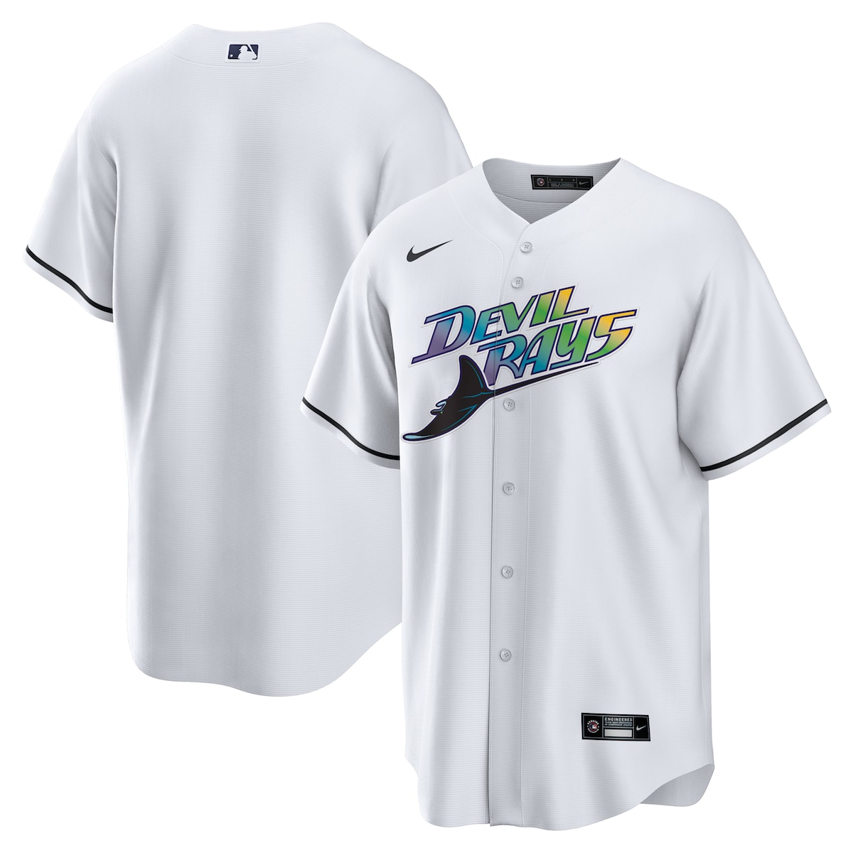 【公式グッズ】MLB レイズ ユニフォーム Nike/ナイキ メンズ ホワイト (Men's Replica Jersey OBS Style)｜Fanatics公式ストア 店
