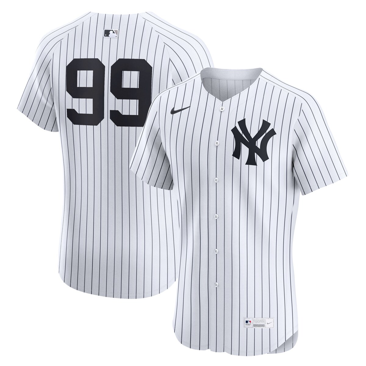 【公式グッズ】MLB ヤンキース アーロン・ジャッジ ユニフォーム Nike/ナイキ メンズ ホワイト (Player Nike Elite Jersey)