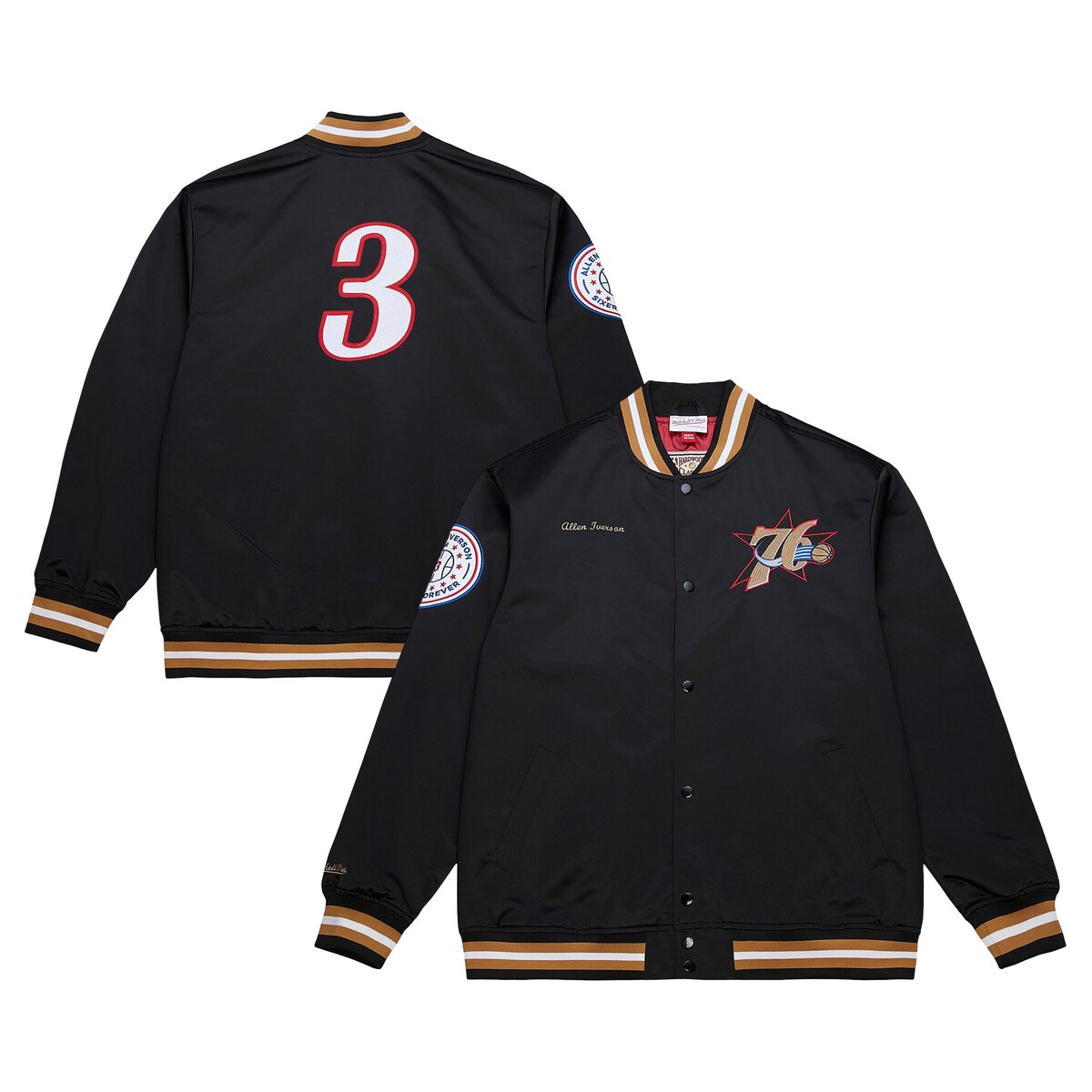 楽天市場】NBA アレン・アイバーソン 76ers ジャケット Player