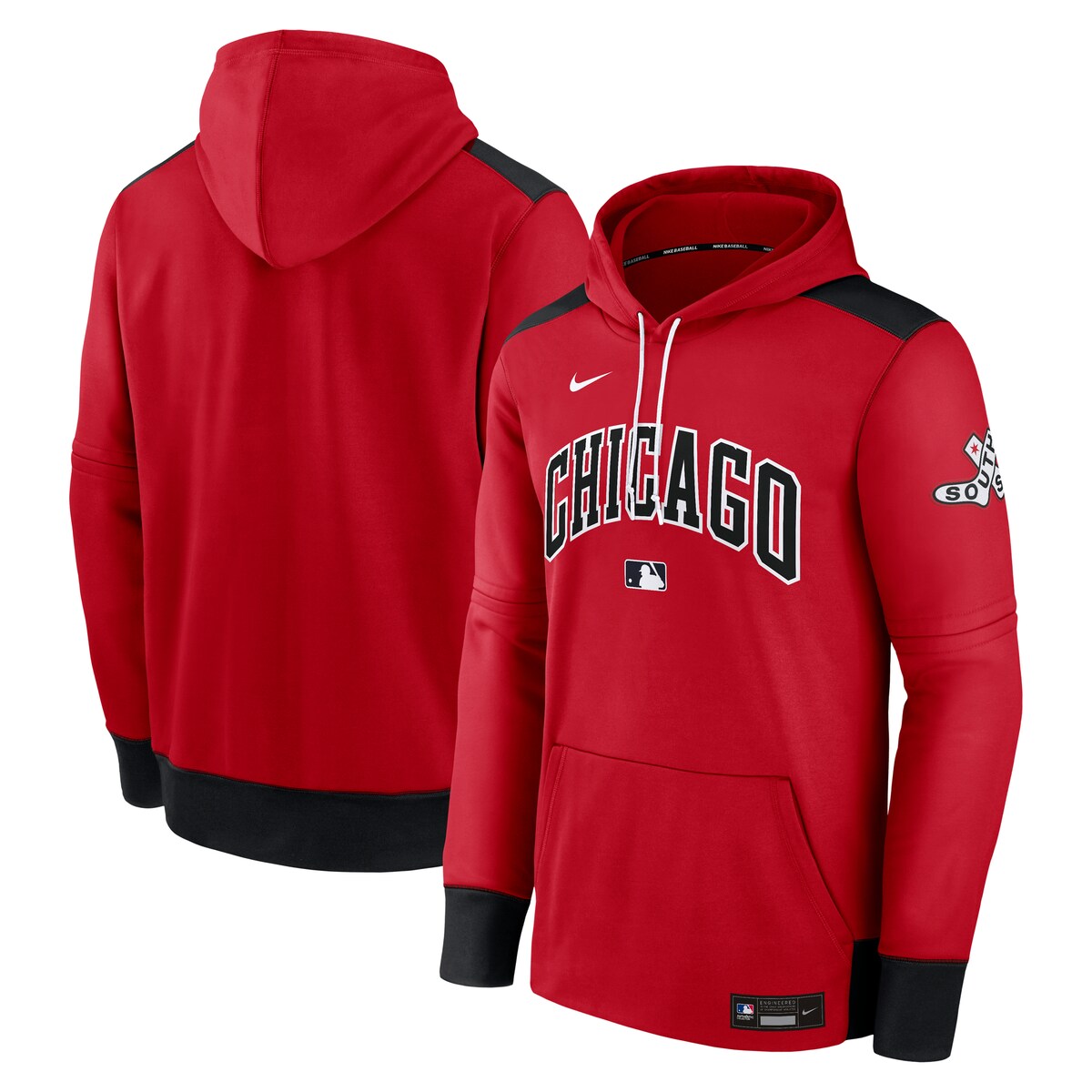 【公式グッズ】MLB ホワイトソックス プルオーバーパーカー Nike/ナイキ メンズ レッド (Men's Nike AC City Connect TF Hoodie PO)|Fanatics公式ストア 店