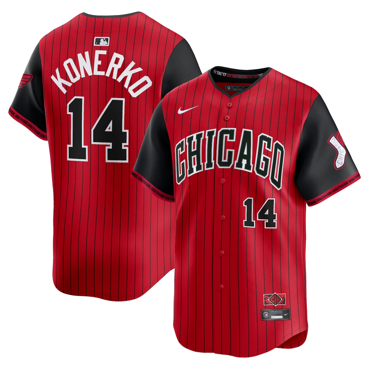 【公式グッズ】MLB ホワイトソックス ポール・コネルコ ユニフォーム Nike/ナイキ メンズ レッド (Sp25 Nike Mens Limited City Connect Player Jersey)
