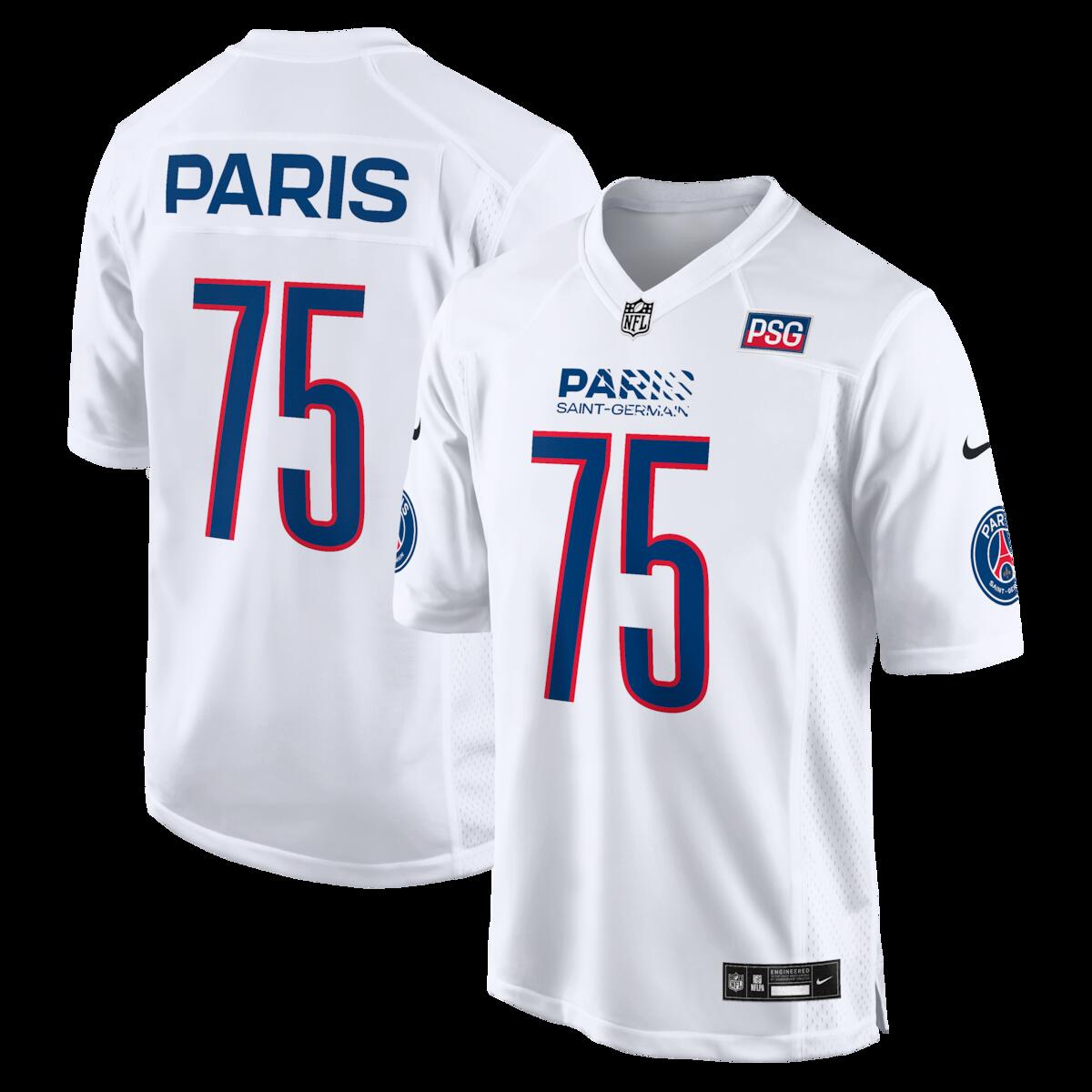 【公式グッズ】NFL スペシャルアイテム ユニフォーム Nike/ナイキ メンズ ホワイト (Nike Mens 2025 Club Soccer x NFL Jersey)