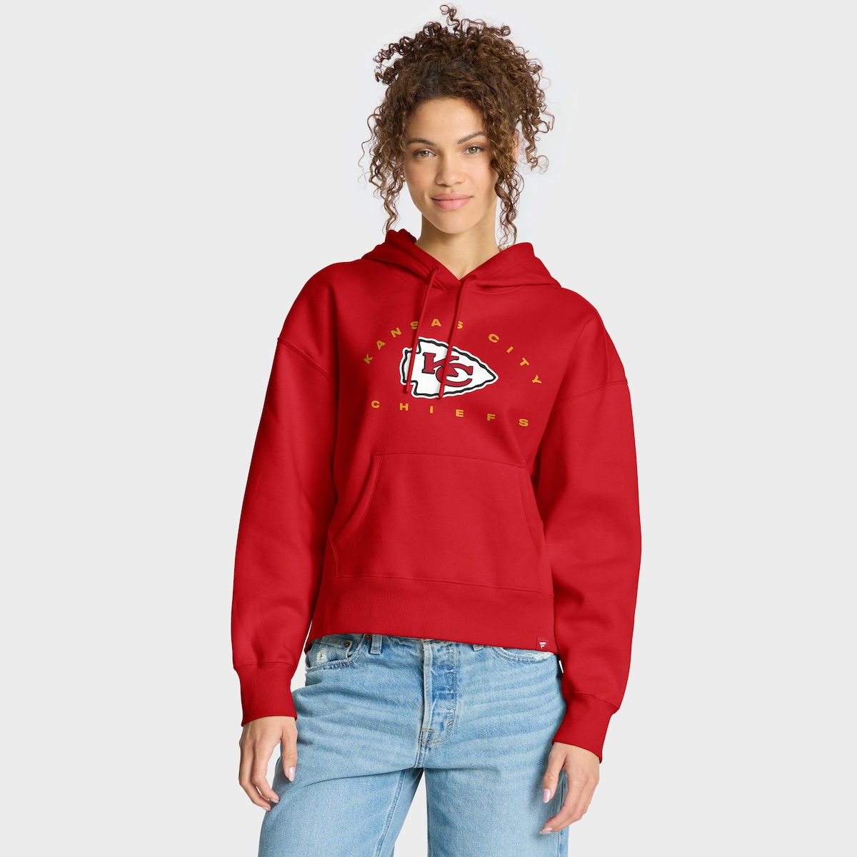 【公式グッズ】NFL チーフス プルオーバーパーカー Fanatics/ファナティクス レディース レッド (NFL Womens Redzone Eligible Receiver Legacy Fleece POH - R)