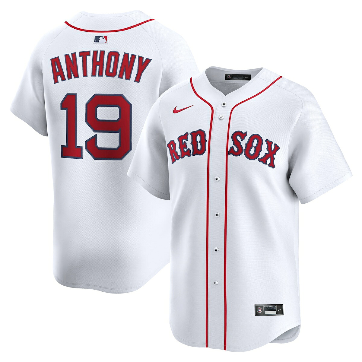 【公式グッズ】MLB レッドソックス ローマン・アンソニー ユニフォーム Nike/ナイキ メンズ ホワイト (2025 Nike Men's Ltd Players Jerseys - FTF NTP Master Style)｜Fanatics公式ストア 店