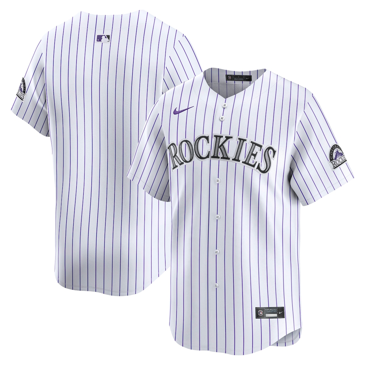 【公式グッズ】MLB ロッキーズ ユニフォーム Nike/ナイキ キッズサイズ ホワイト (2025 Youth Limited Blank Jerseys)