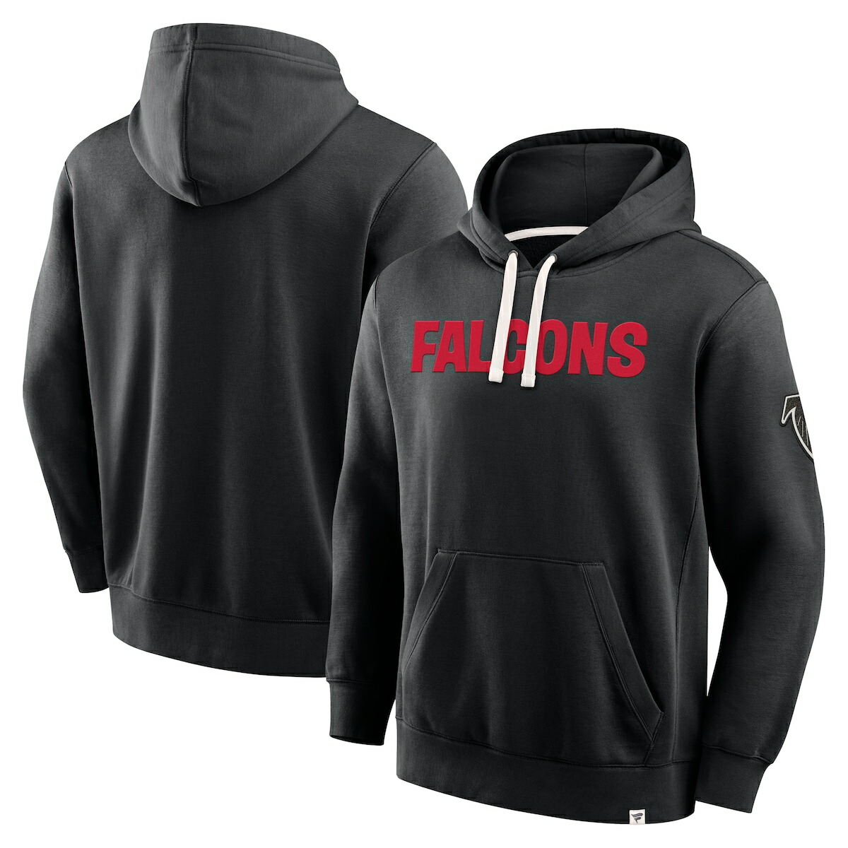 【公式グッズ】NFL ファルコンズ プルオーバーパーカー Fanatics/ファナティクス メンズ ブラック (FANATICS NEW HORIZONS HERITAGE FLEECE POH)