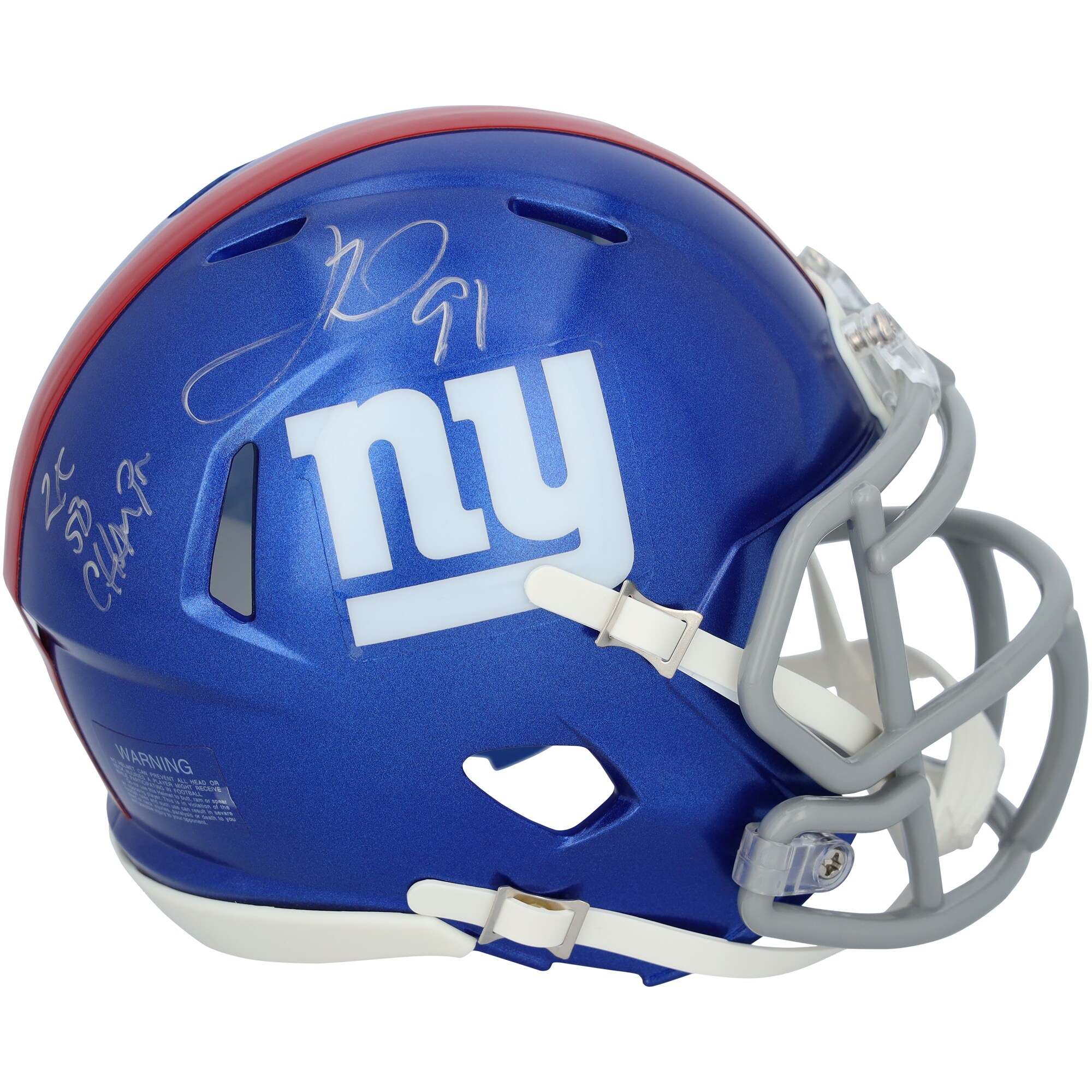 【公式シリアル番号付き】NFL ジャイアンツ ジャスティン・タック 直筆サイン入り ミニヘルメット Fanatics Authentic/ファナティクスオーセンティック (AUT MINI HELMET 45825)|Fanatics公式ストア 店