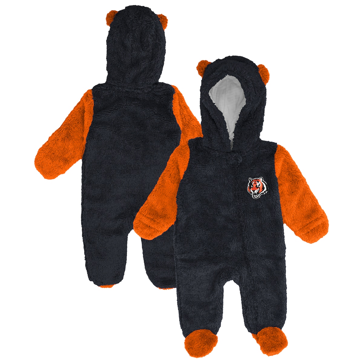 【公式グッズ】NFL ベンガルズ ロンパース Outerstuff ベビー用 ブラック (NFL Newborn OST Stay Napping Fleece Bunting Pram)｜Fanatics公式ストア 店 8,750円