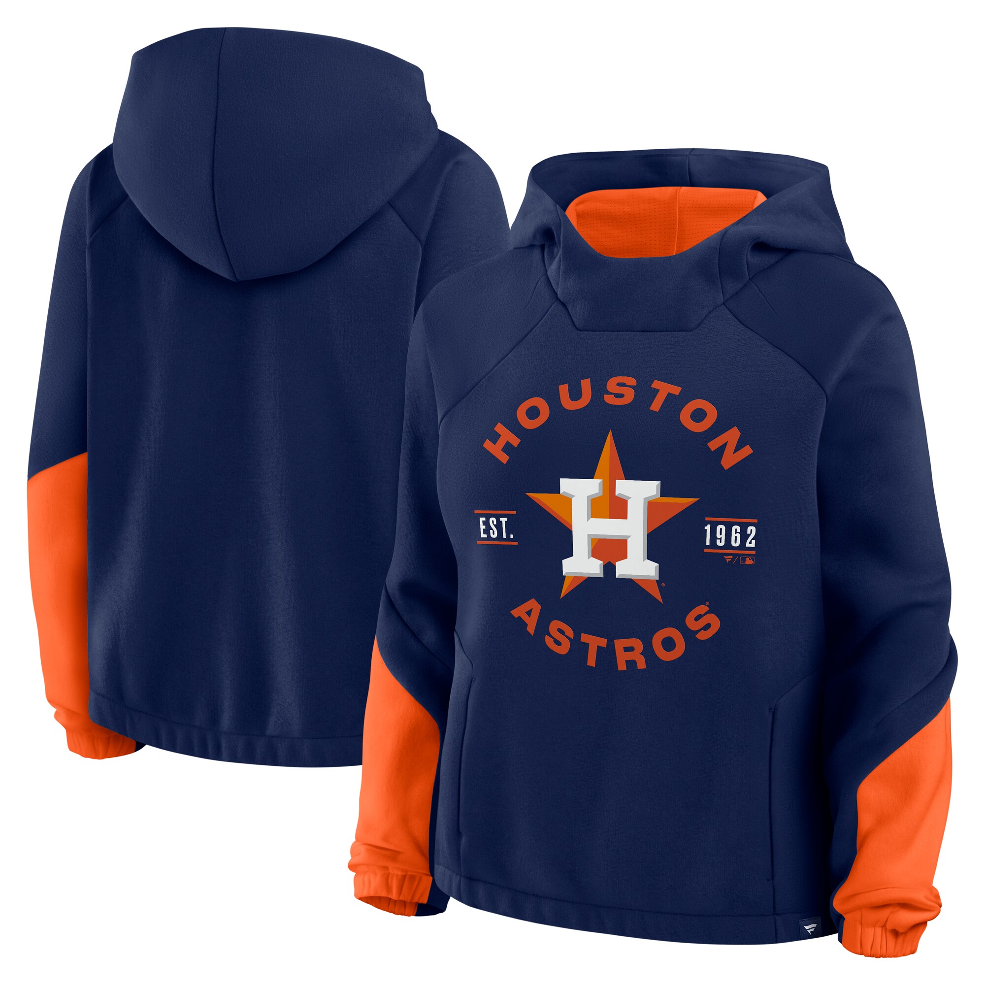 【公式グッズ】MLB アストロズ プルオーバー パーカー Fanatics/ファナティクス レディース ネイビー (FANATICS FLEECE POH)