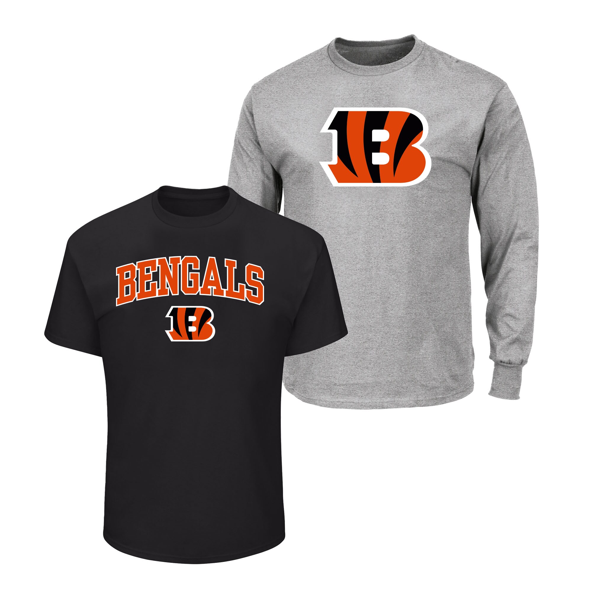 【公式グッズ】NFL ベンガルズ Tシャツセット Fanatics/ファナティクス メンズ ブラック (Men's B&T SS/LS Tee Combo)