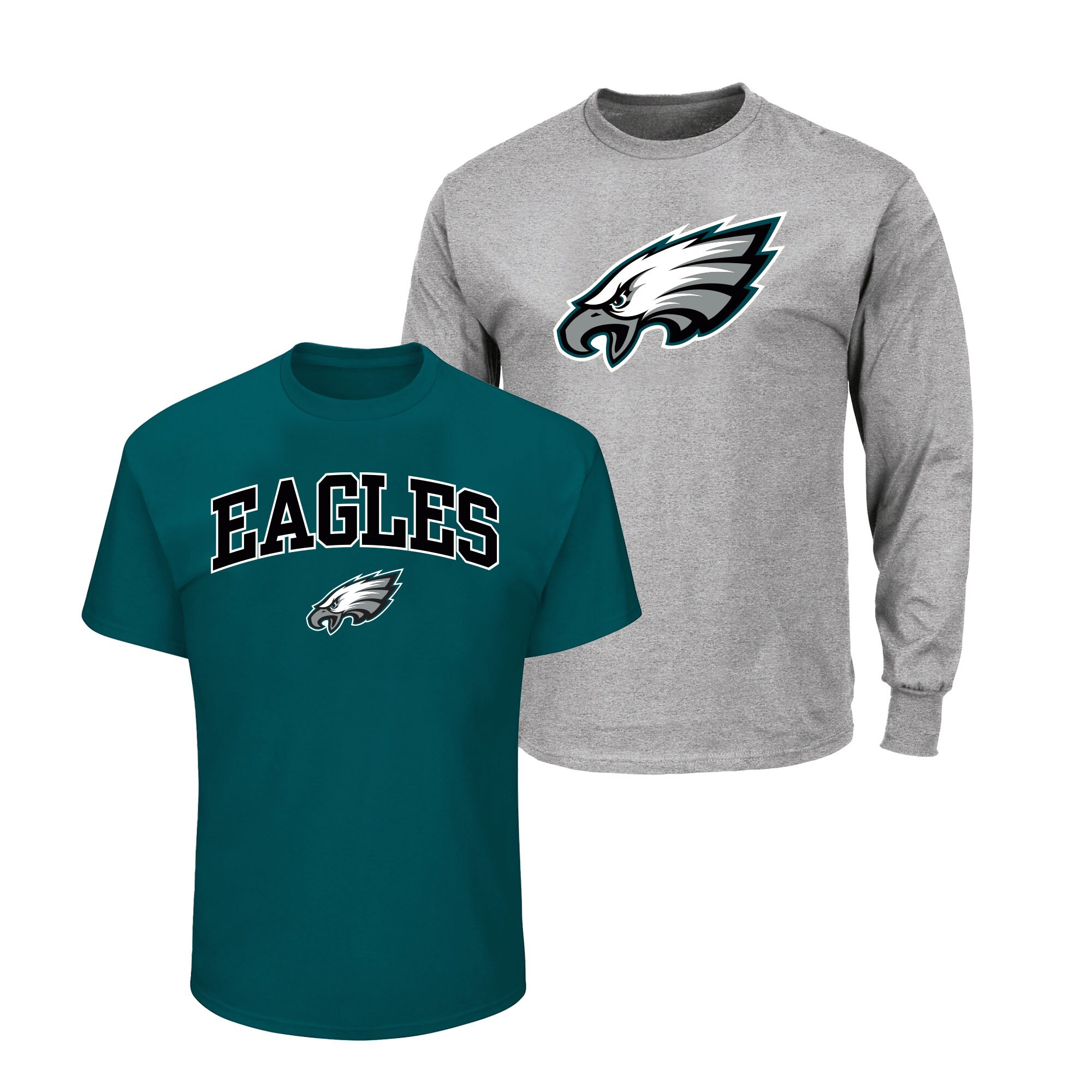 【公式グッズ】NFL イーグルス Tシャツセット Fanatics/ファナティクス メンズ グリーン (Men's B&T SS/LS Tee Combo)|Fanatics公式ストア 店