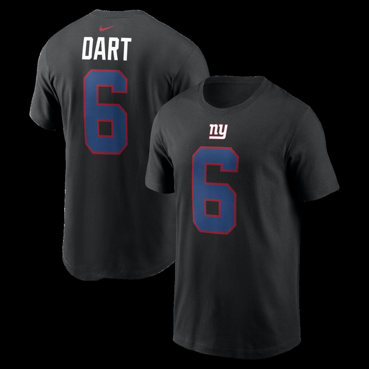 【公式グッズ】NFL ジャイアンツ ジャクソン・ダート ネーム&ナンバー Tシャツ Nike/ナイキ メンズ ブラック (25 Men's NFL Nike Player N&N Tee) 10,370円