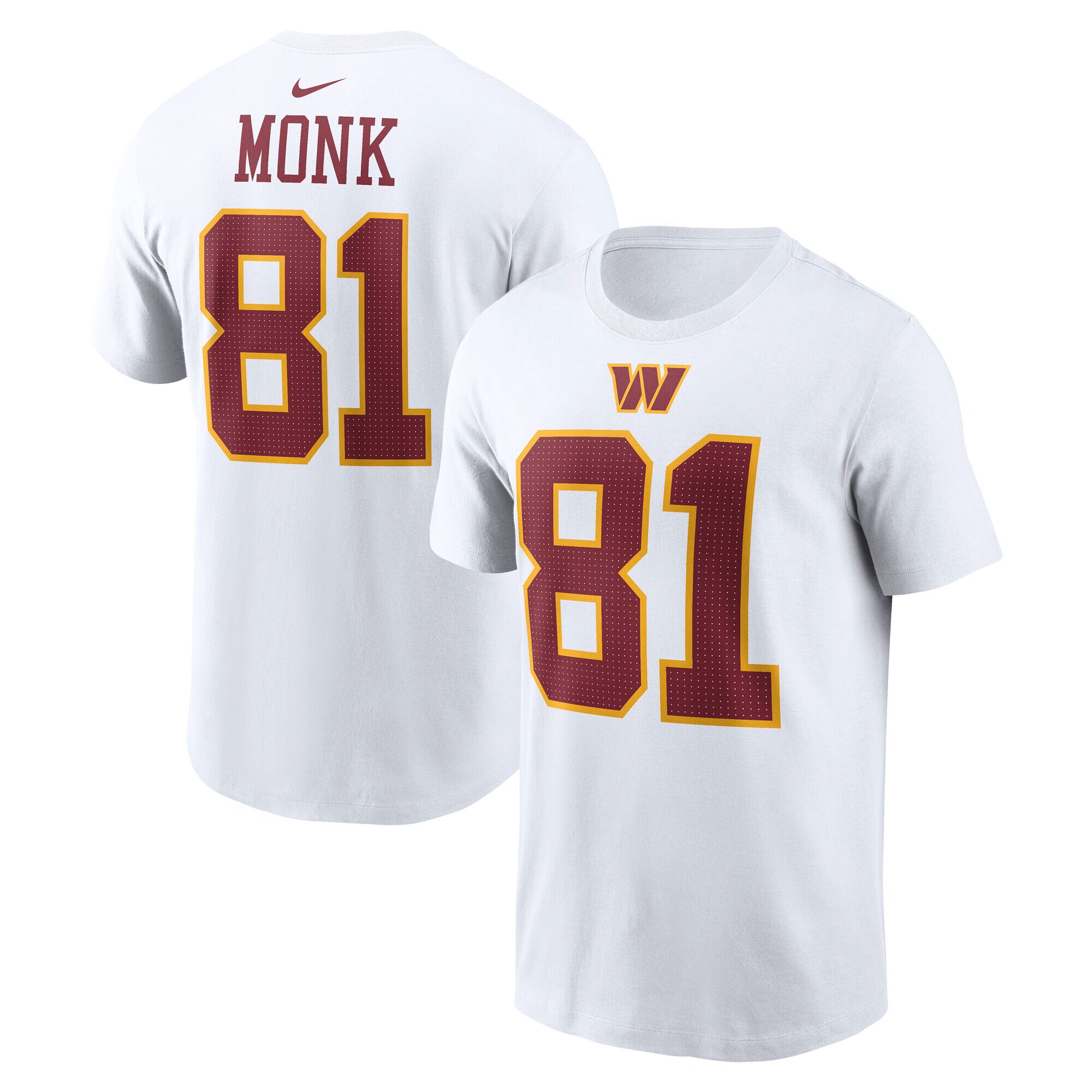 【公式グッズ】NFL コマンダーズ アート・モンク ネーム&ナンバー Tシャツ Nike/ナイキ メンズ ホワイト (Men's NFL Nike Retired Player N&N Tee)｜Fanatics公式ストア 店