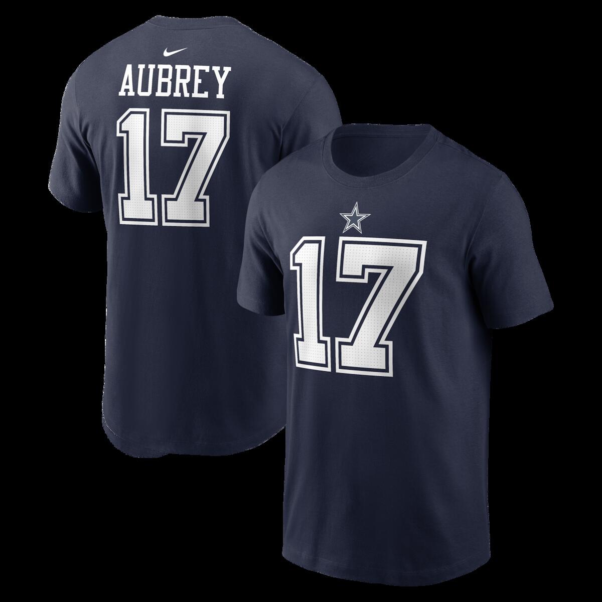 【公式グッズ】NFL カウボーイズ ブランドン・オーブリー ネーム&ナンバー Tシャツ Nike/ナイキ メンズ ネイビー (25 Men's NFL Nike Player N&N Tee)｜Fanatics公式ストア 店