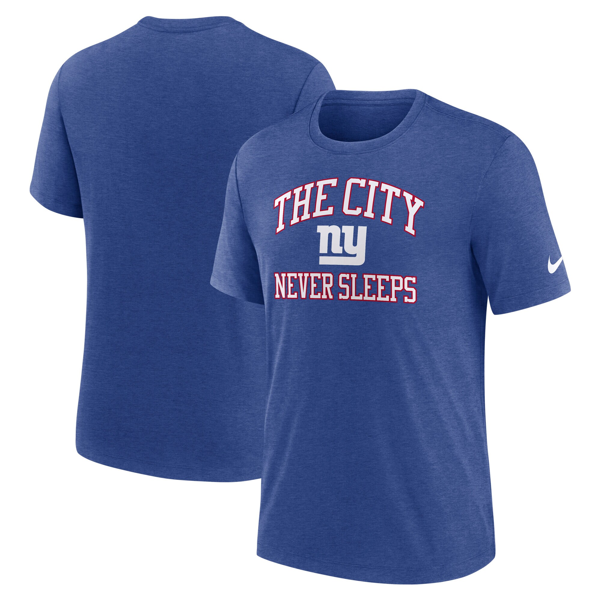 【公式グッズ】NFL ジャイアンツ Tシャツ Nike/ナイキ メンズ ロイヤルブルー (Men's Nike The City Never Sleeps SS Triblend Tee)