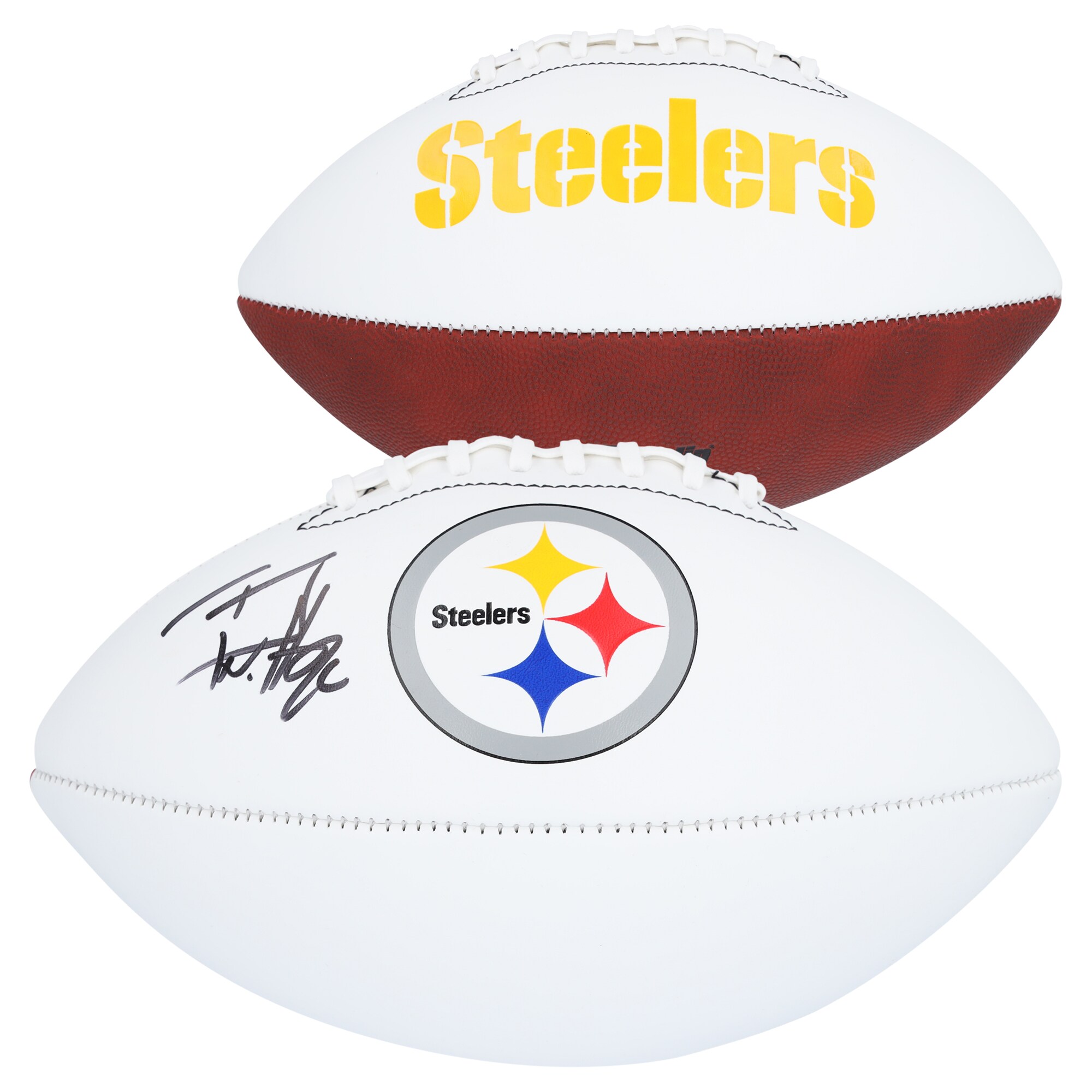 【公式シリアル番号付き】NFL スティーラーズ T.J.ワット 直筆サイン入り フットボール Fanatics Authentic/ファナティクスオーセンティック (AUT FOOTBALL-WHITE PANEL 45483)｜Fanatics公式ストア 店