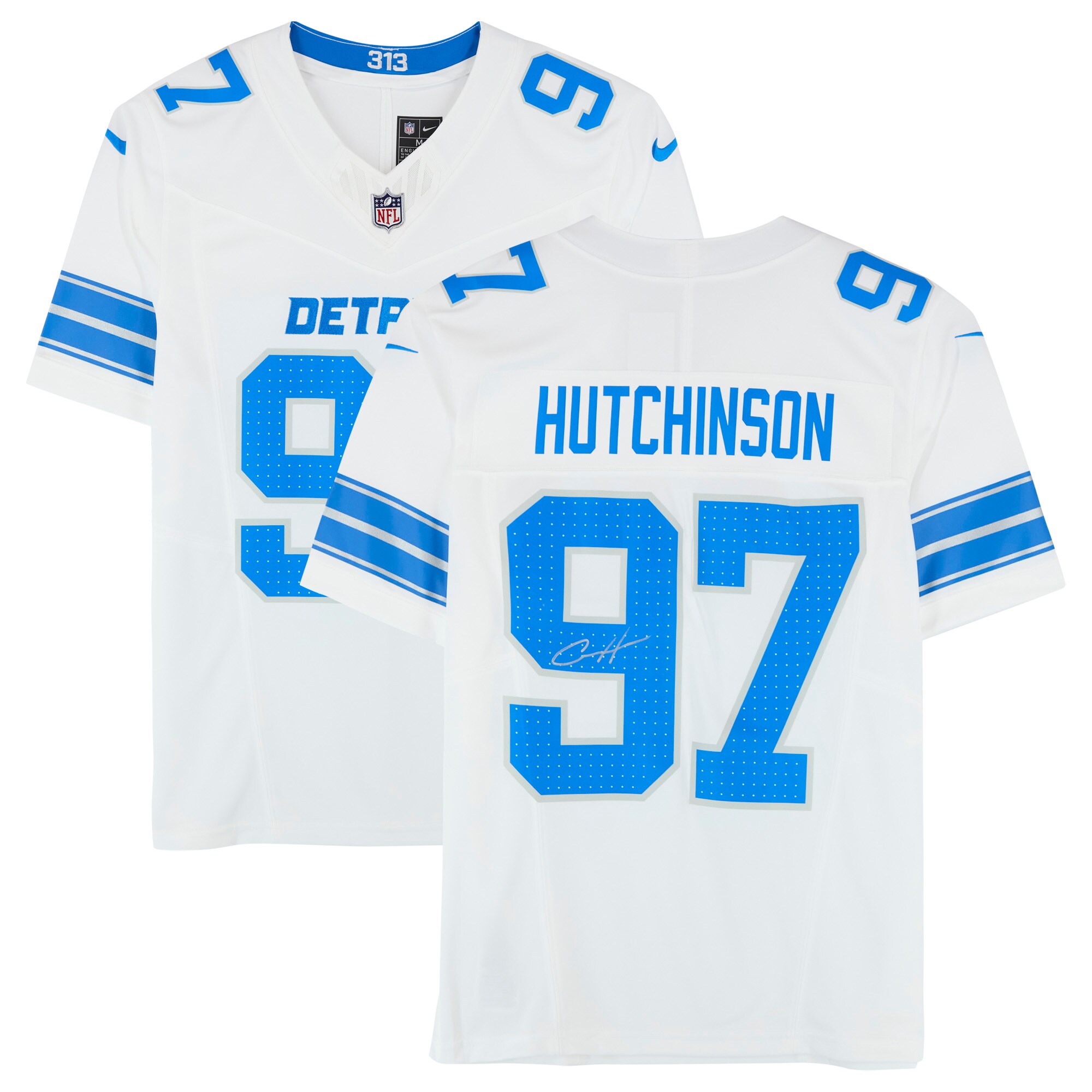 【公式シリアル番号付き】NFL ライオンズ エイダン・ハッチンソン 直筆サイン入り アメフト ユニフォーム Fanatics Authentic/ファナティクスオーセンティック (AUT FB JERSEY - HOLDING)|Fanatics公式ストア 店